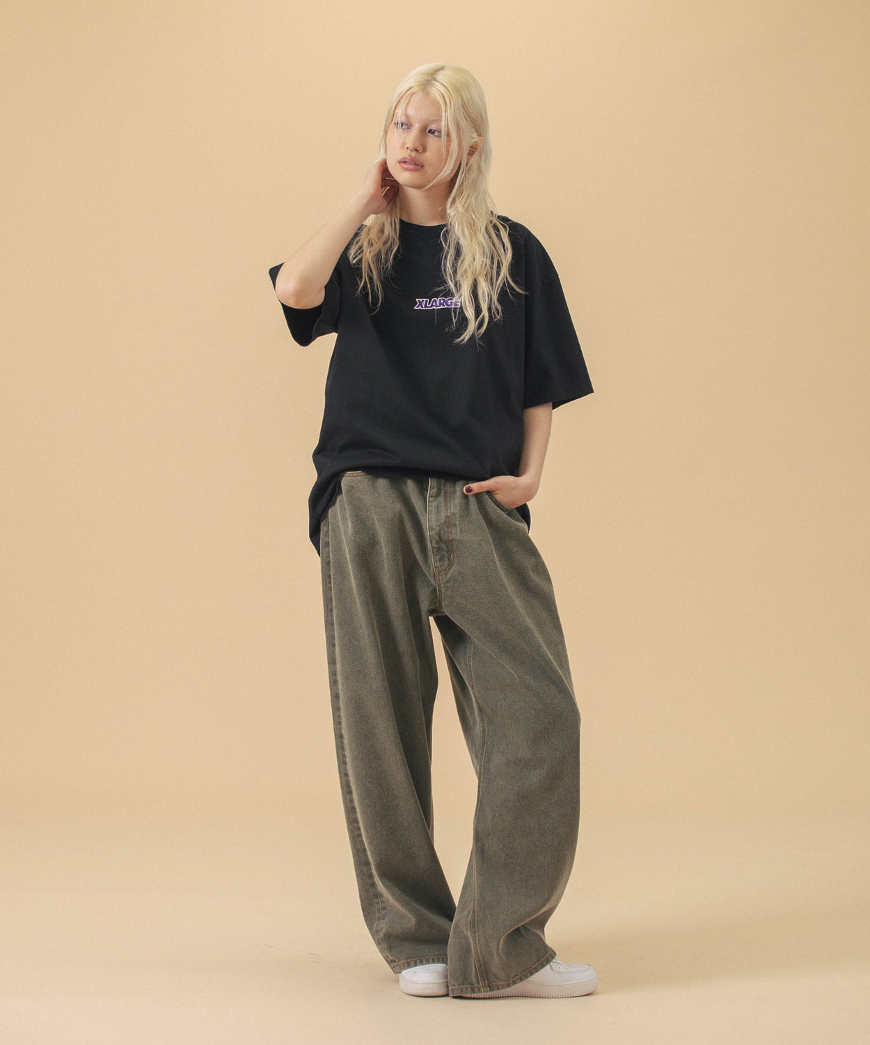 เสื้อยืดแขนสั้น XLARGE รุ่น Slanted Og S/S Tee