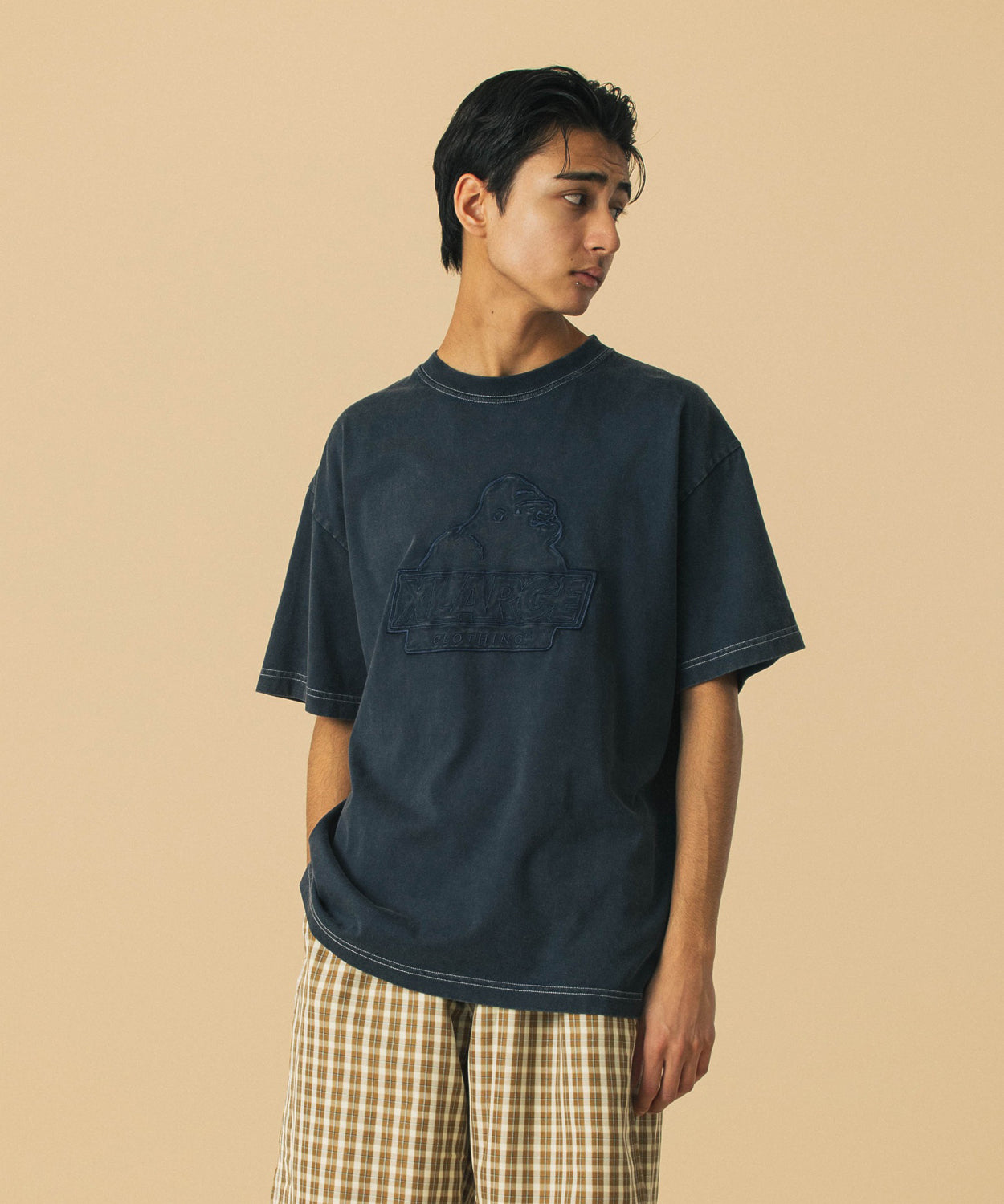 เสื้อยืดแขนสั้น XLARGE รุ่น Chemical Wash Slanted Og S/S Tee