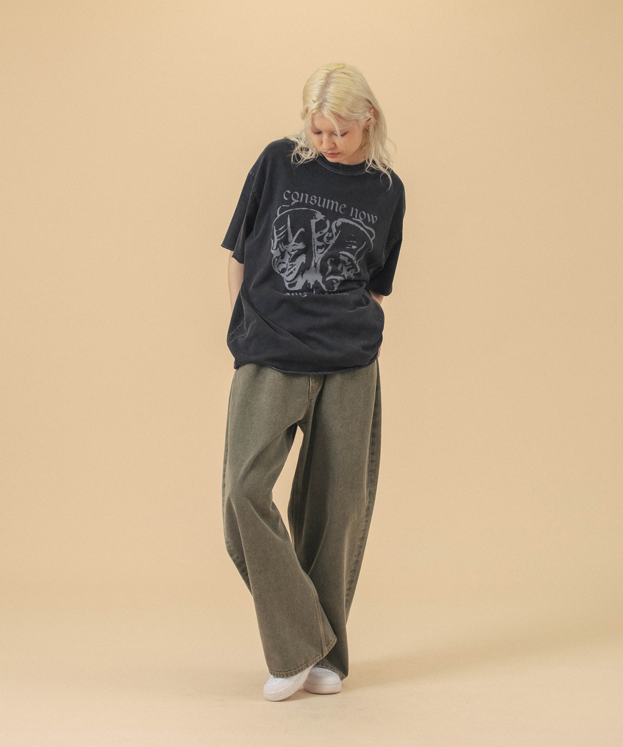 เสื้อยืดแขนสั้น XLARGE รุ่น Two Face S/S Tee