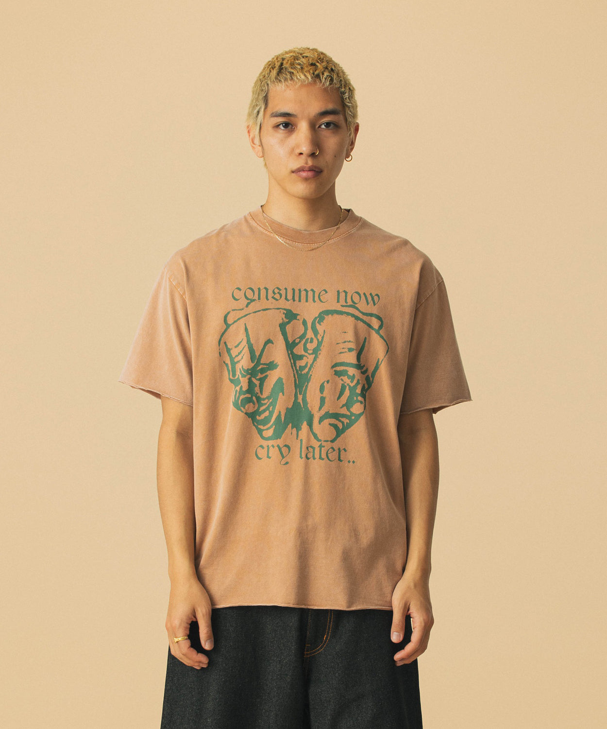 เสื้อยืดแขนสั้น XLARGE รุ่น Two Face S/S Tee