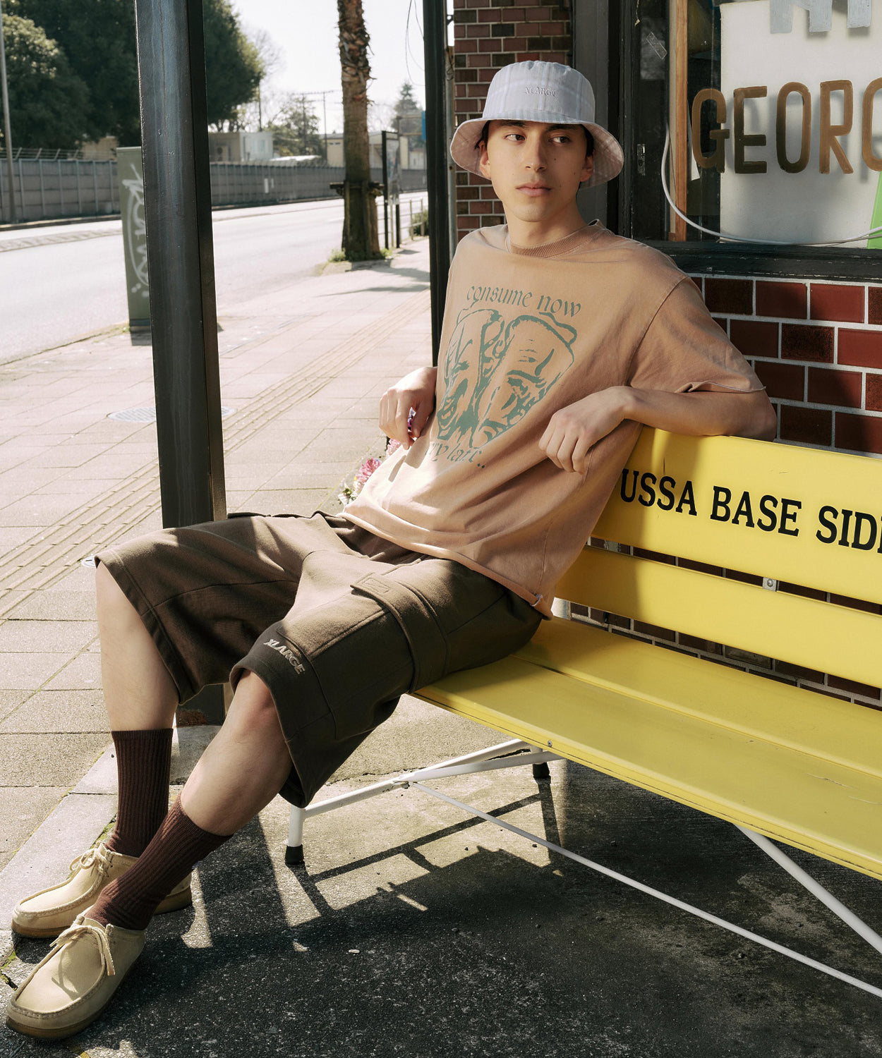 เสื้อยืดแขนสั้น XLARGE รุ่น Two Face S/S Tee