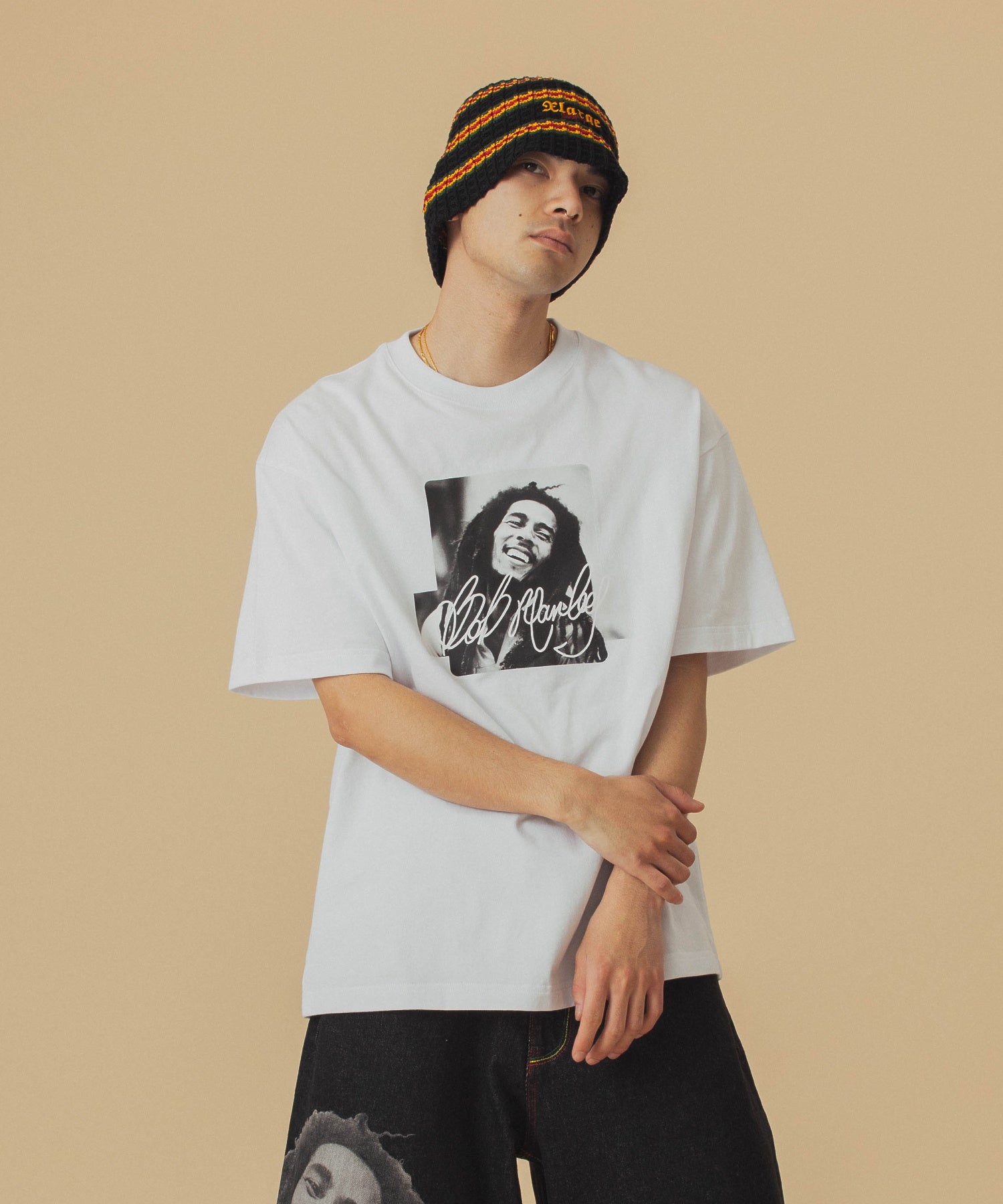 เสื้อยืดแขนสั้น XLARGE รุ่น Xlarge X Bob Marley Box Logo S/S Tee