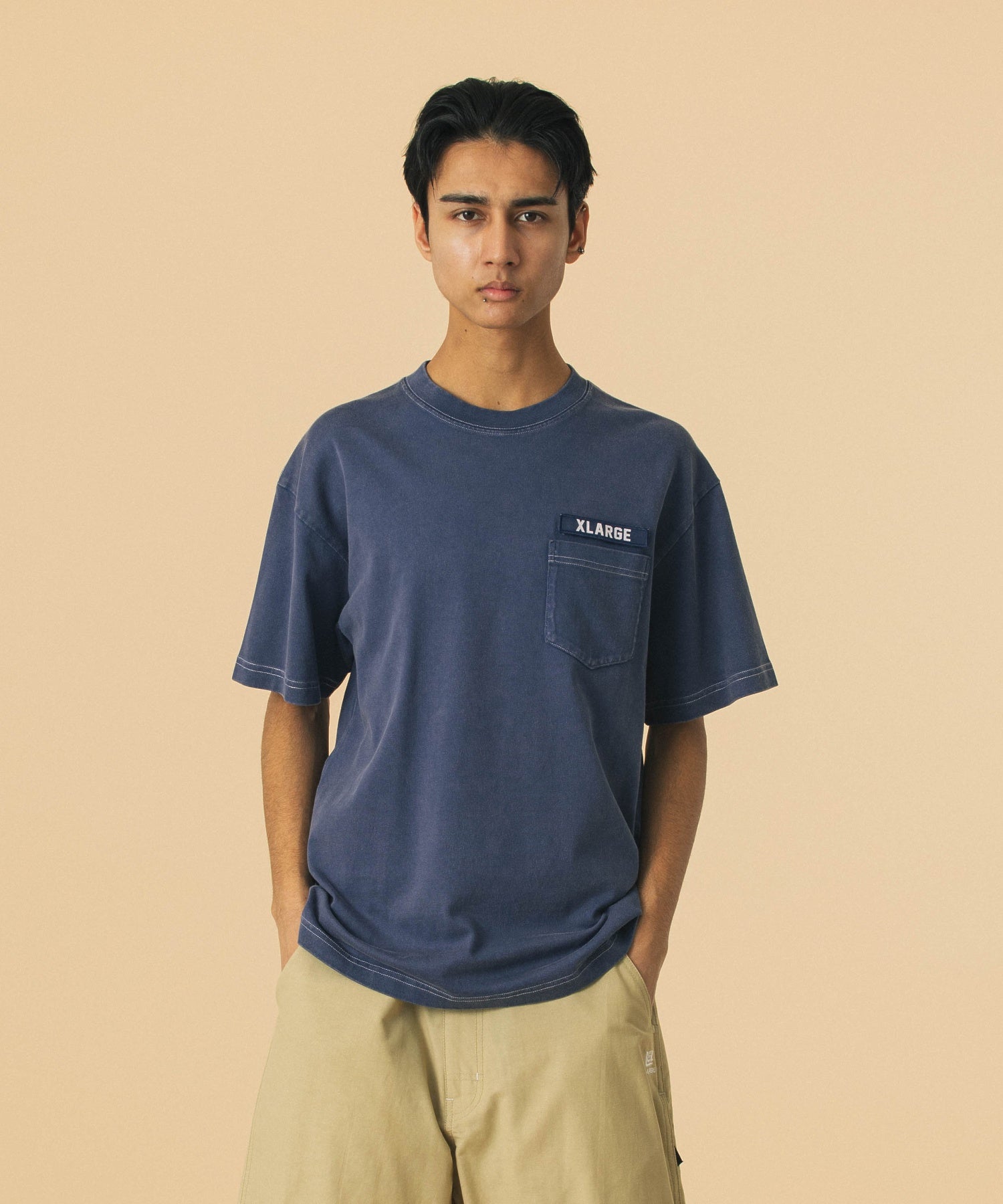 เสื้อยืดแขนสั้น XLARGE รุ่น Military Pocket S/S Tee