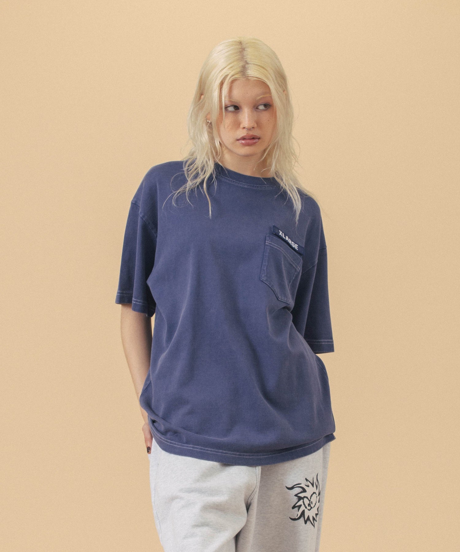 เสื้อยืดแขนสั้น XLARGE รุ่น Military Pocket S/S Tee