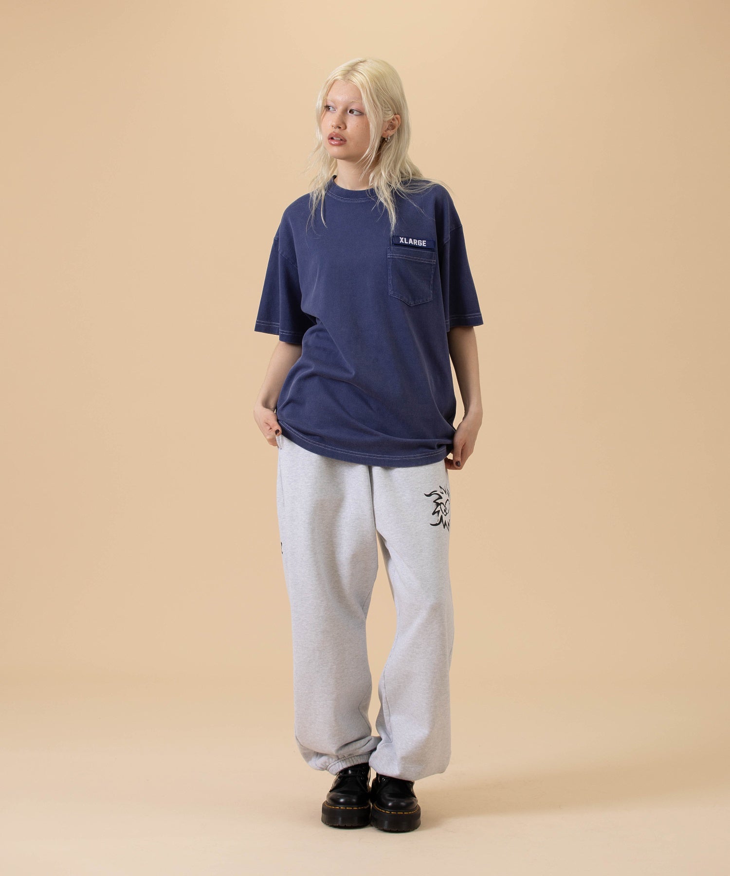 เสื้อยืดแขนสั้น XLARGE รุ่น Military Pocket S/S Tee