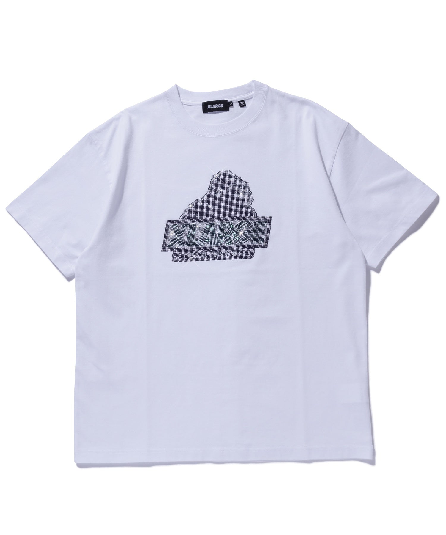 เสื้อยืดแขนสั้น XLARGE รุ่น Rhine Stone Slanted Og S/S Tee