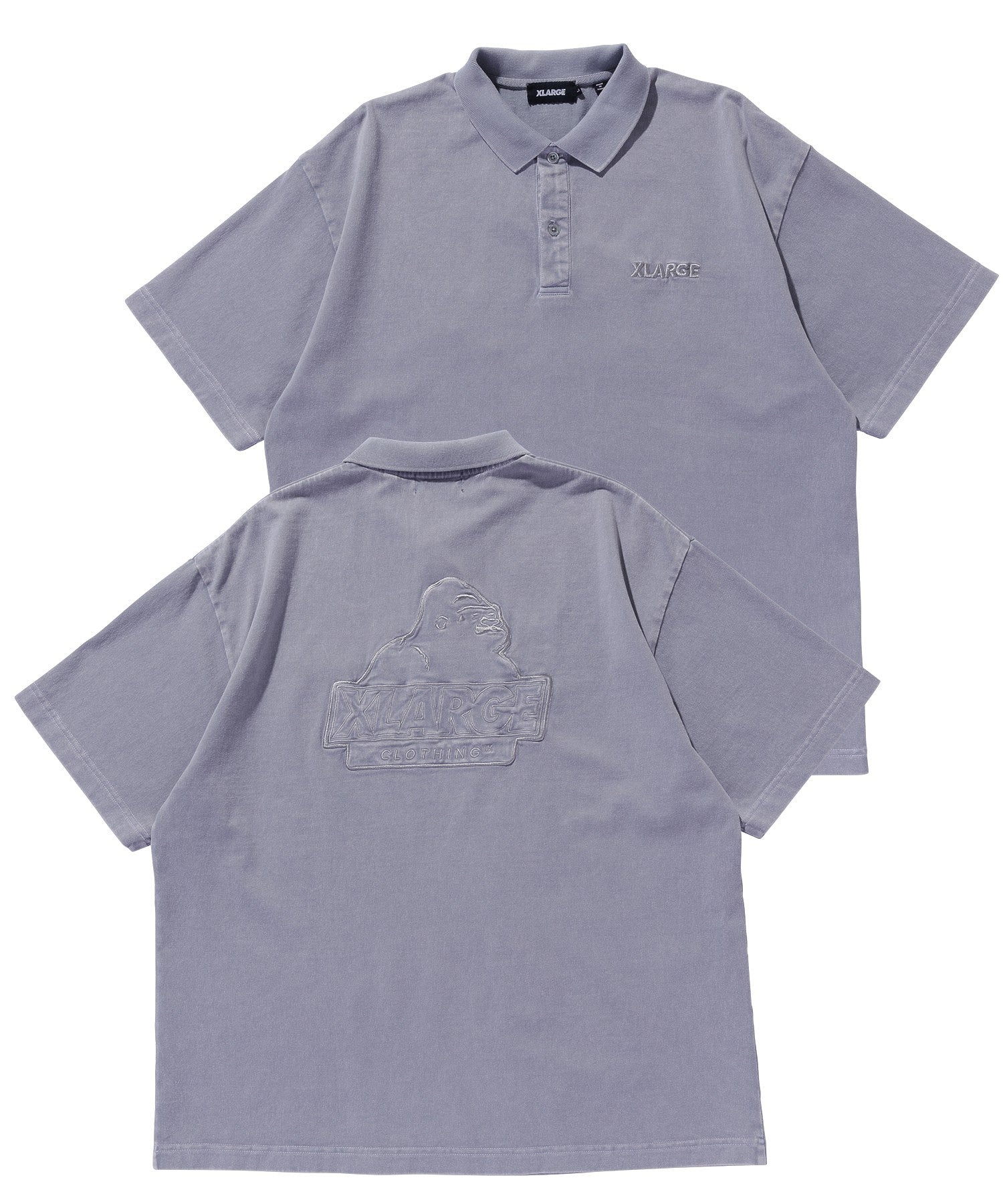 เสื้อเชิ้ต XLARGE รุ่น Chemical Wash Slanted Og Polo Shirt