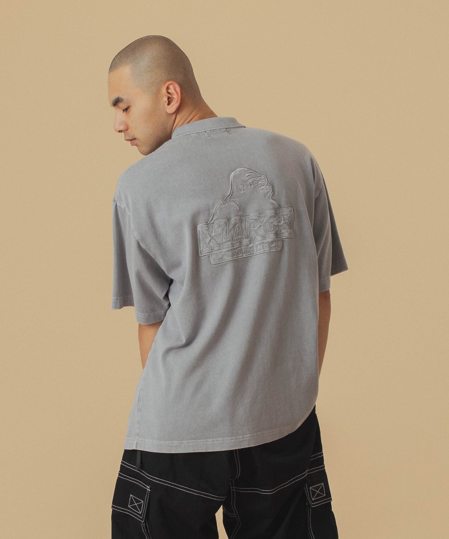 เสื้อเชิ้ต XLARGE รุ่น Chemical Wash Slanted Og Polo Shirt