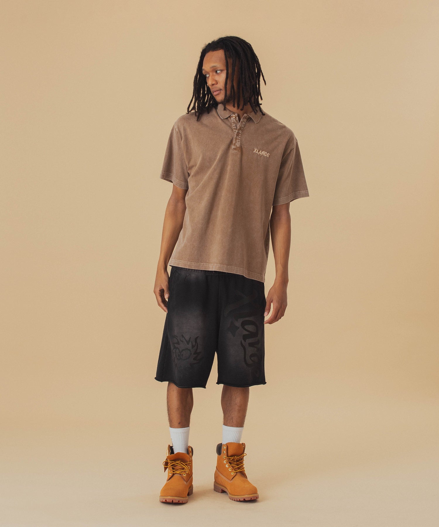 เสื้อเชิ้ต XLARGE รุ่น Chemical Wash Slanted Og Polo Shirt