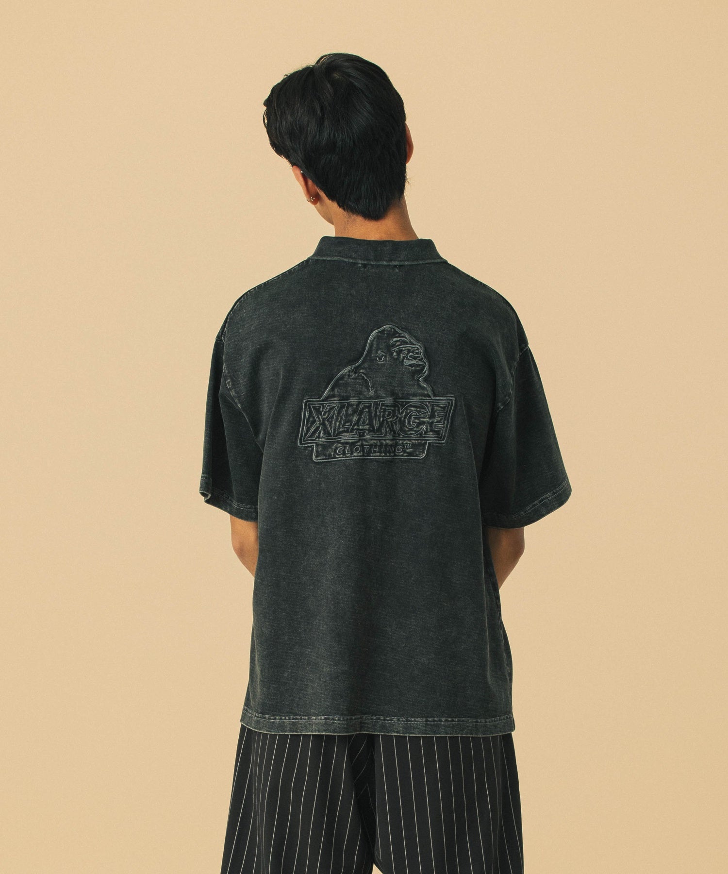 เสื้อเชิ้ต XLARGE รุ่น Chemical Wash Slanted Og Polo Shirt