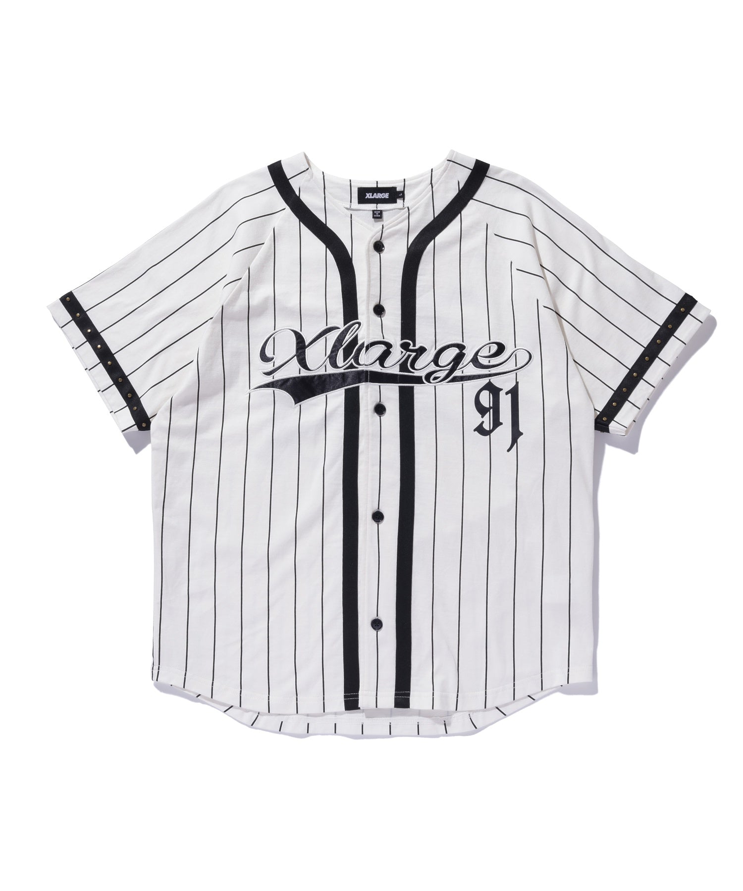 เสื้อยืดแขนสั้น XLARGE รุ่น Studded Baseball Jersey