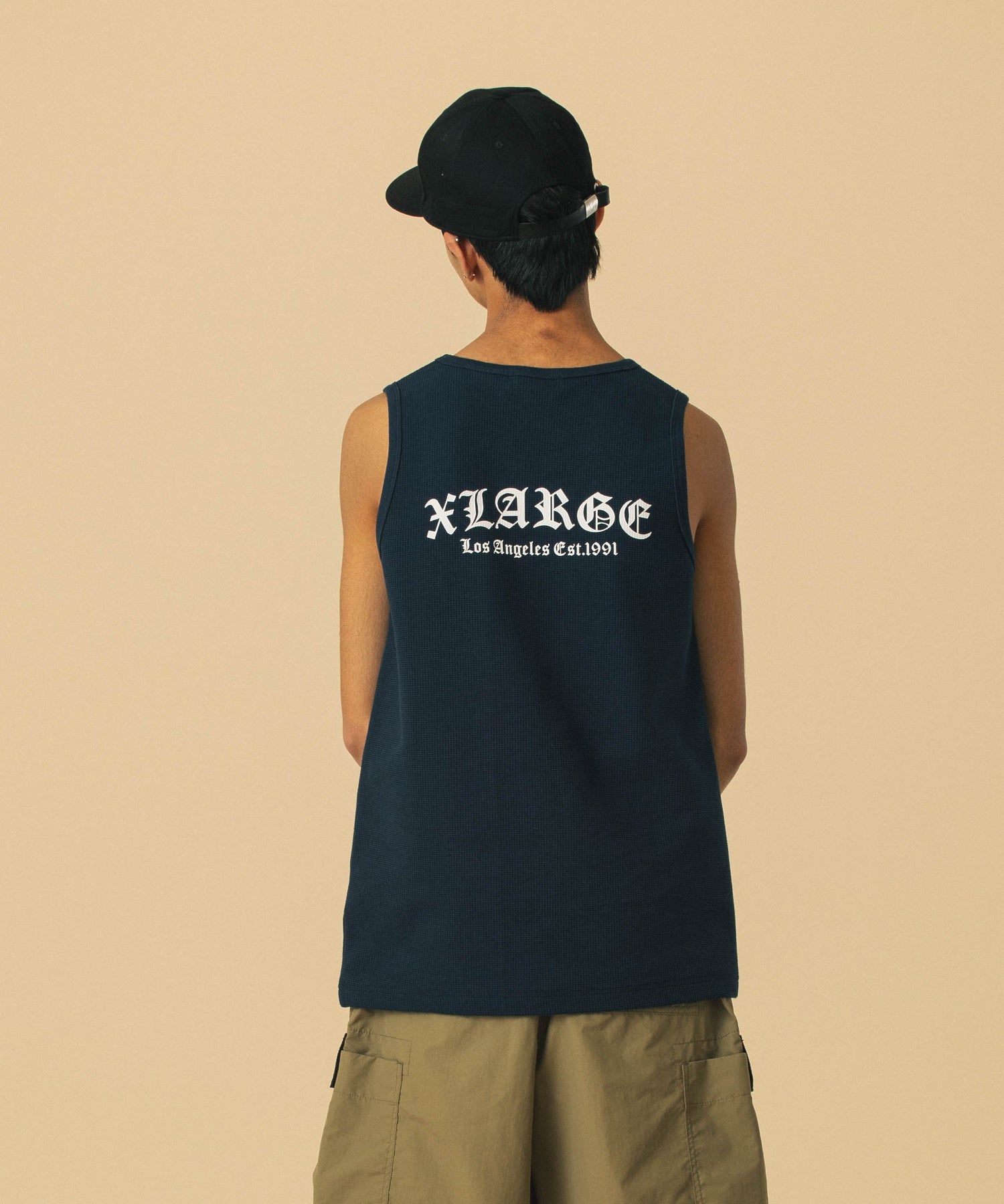 เสื้อกล้าม XLARGE รุ่น Old English Waffle Tank Top