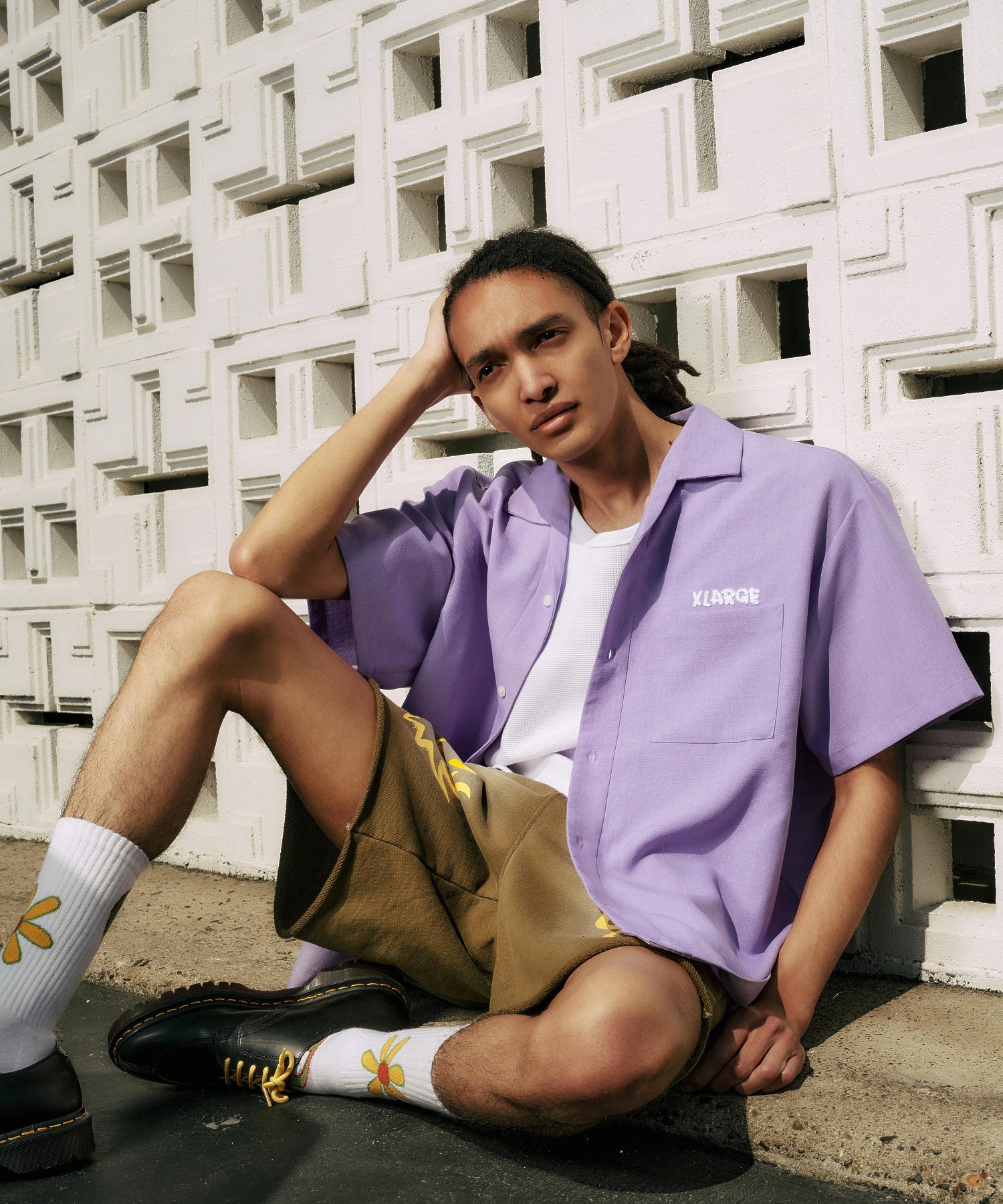 เสื้อกล้าม XLARGE รุ่น Old English Waffle Tank Top