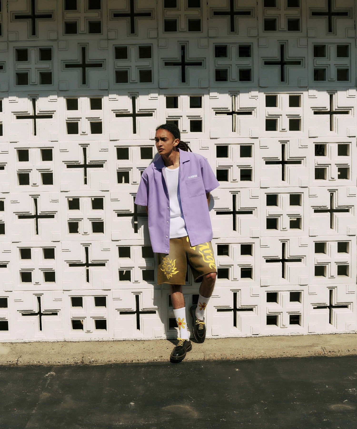 เสื้อกล้าม XLARGE รุ่น Old English Waffle Tank Top