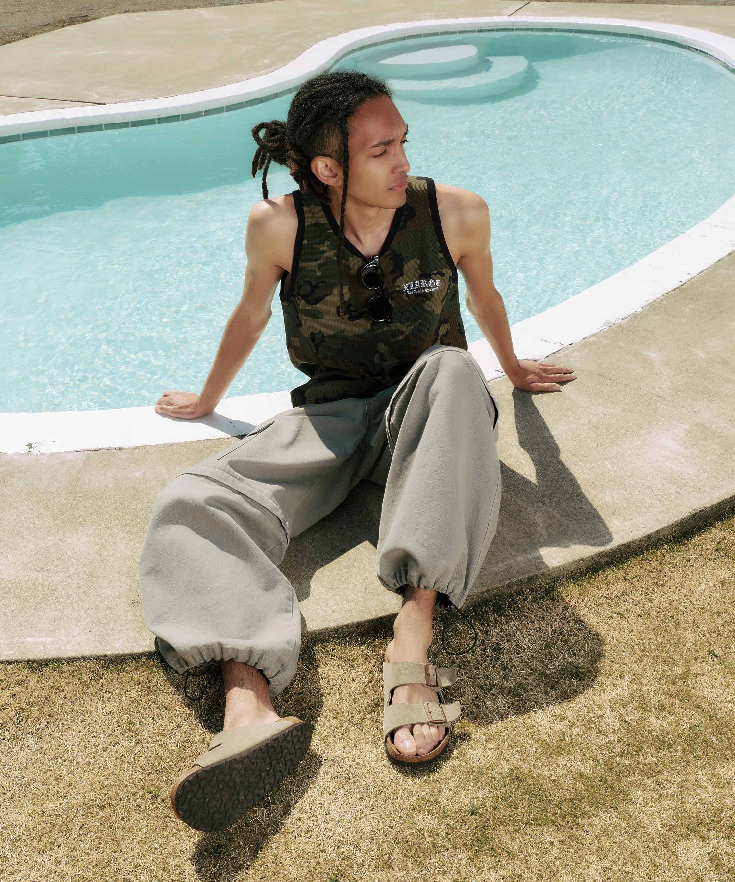 เสื้อกล้าม XLARGE รุ่น Old English Waffle Tank Top