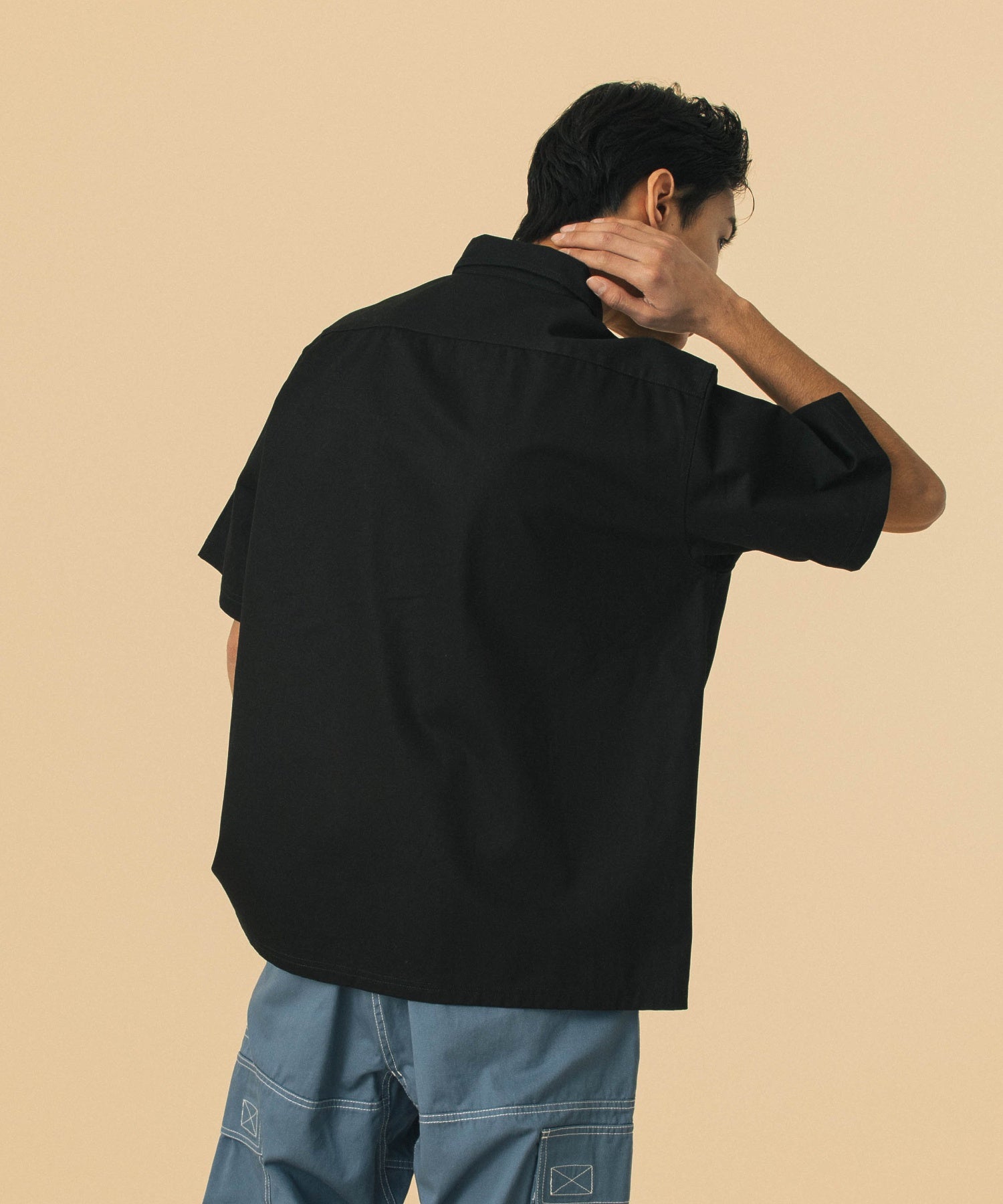 เสื้อเชิ้ต XLARGE รุ่น Zip Up S/S Work Shirt