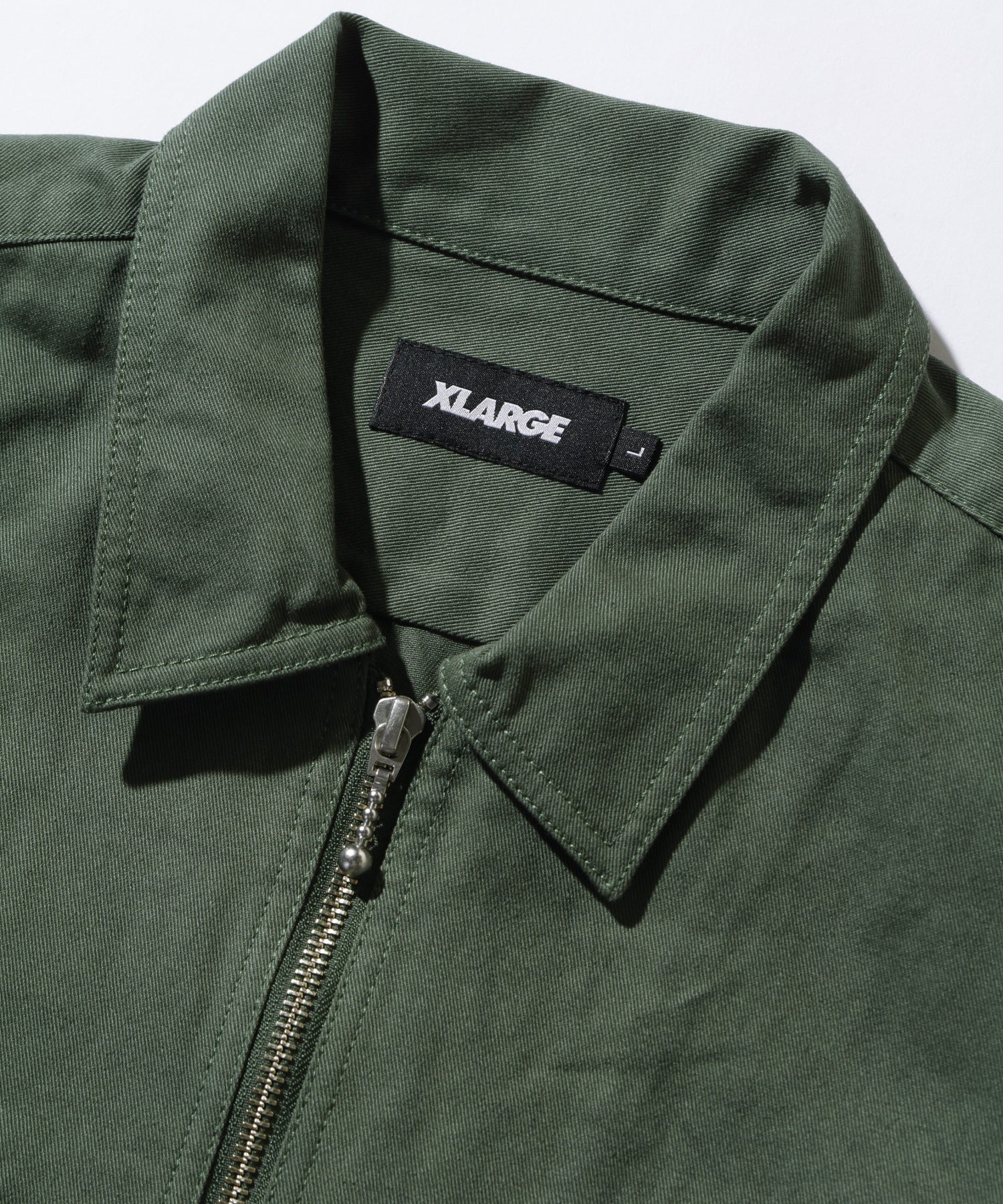 เสื้อเชิ้ต XLARGE รุ่น Zip Up S/S Work Shirt