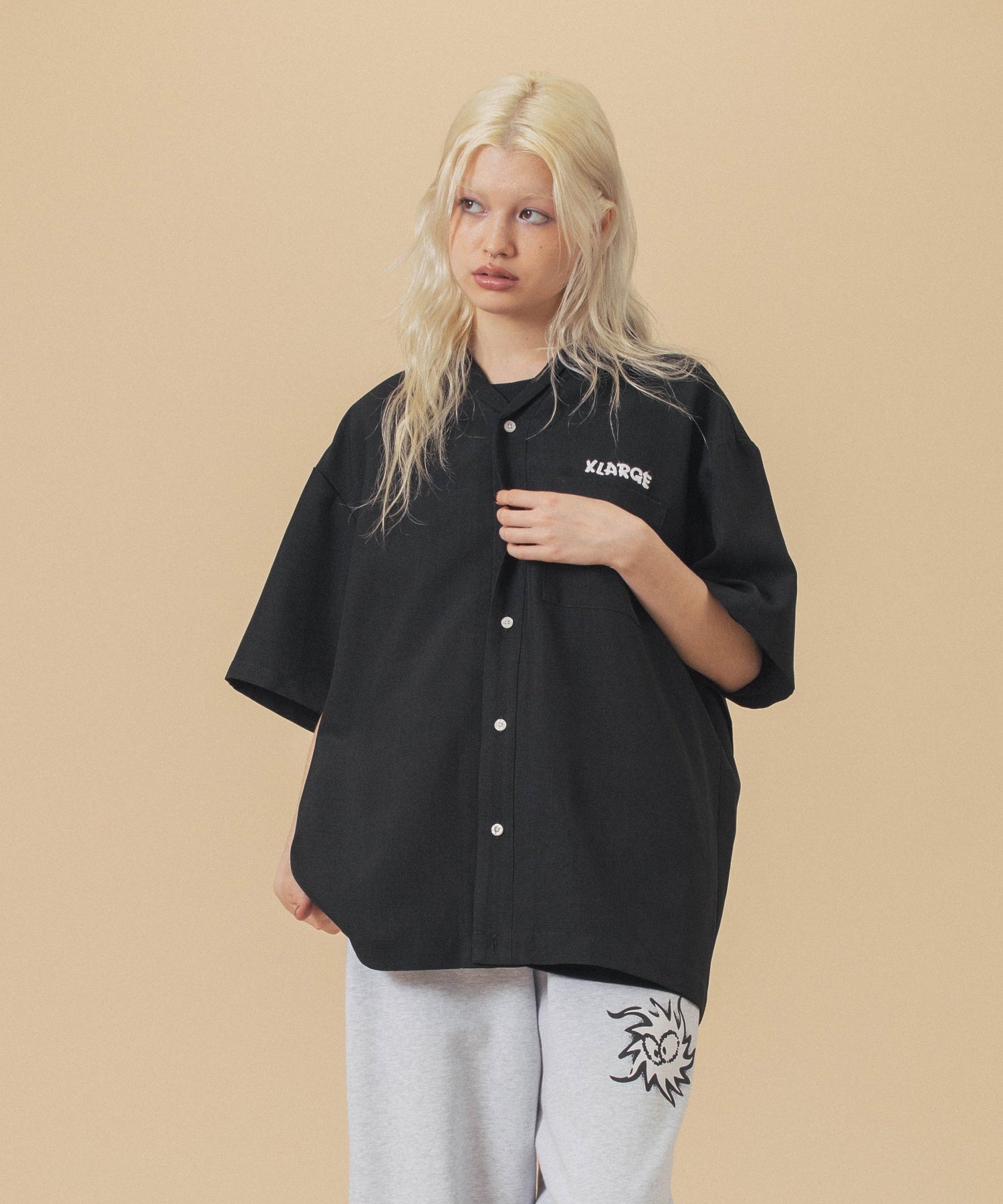 เสื้อเชิ้ต XLARGE รุ่น Drawing Og S/S Shirt
