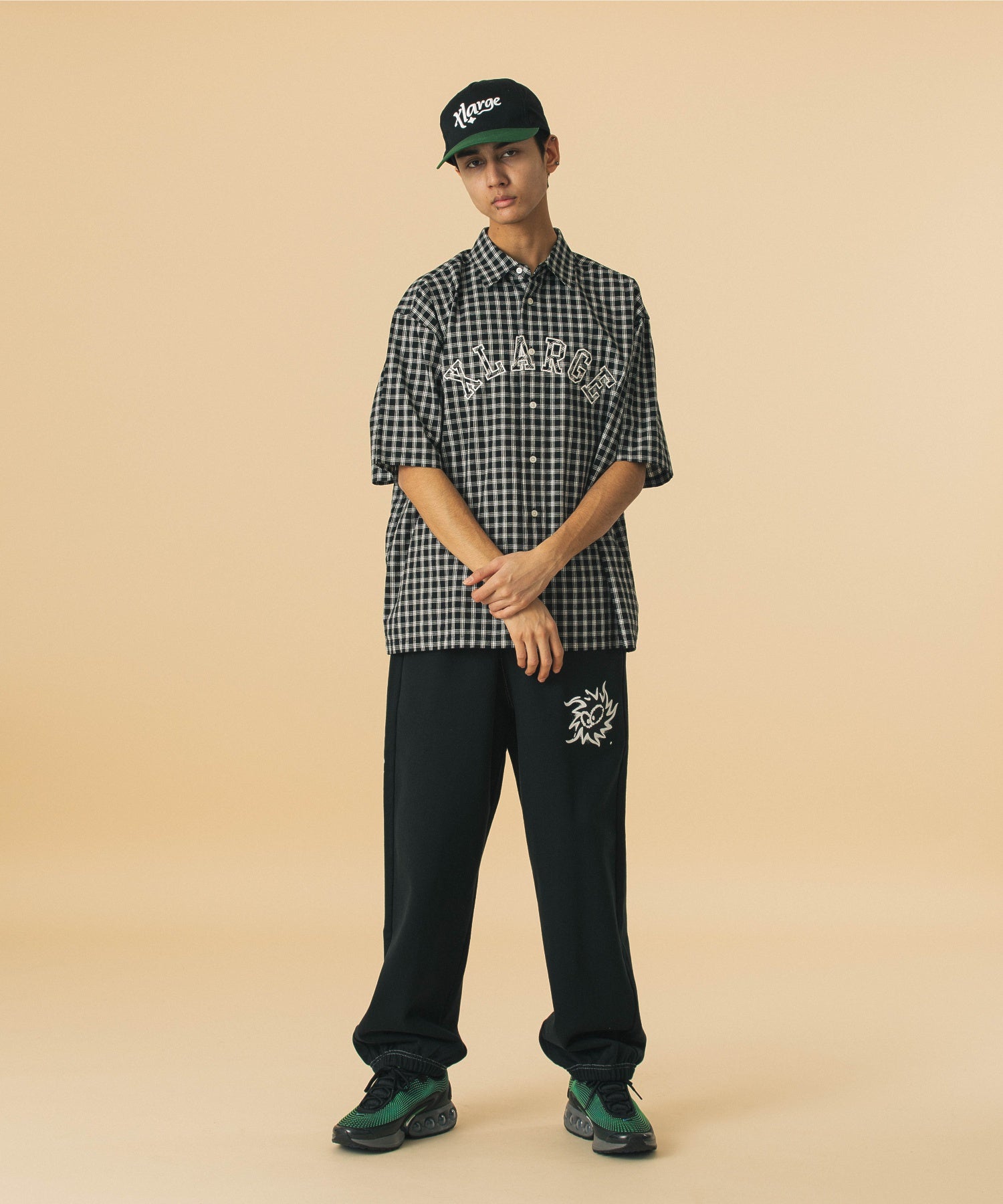 เสื้อเชิ้ต XLARGE รุ่น Patch Logo Plaid S/S Shirt