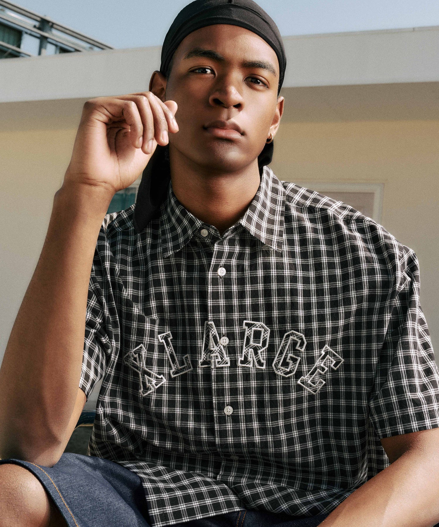 เสื้อเชิ้ต XLARGE รุ่น Patch Logo Plaid S/S Shirt