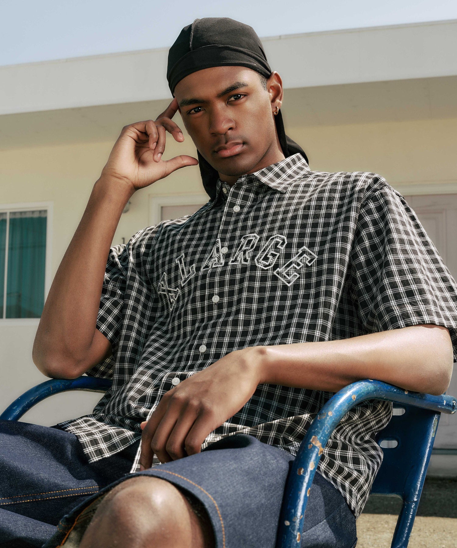 เสื้อเชิ้ต XLARGE รุ่น Patch Logo Plaid S/S Shirt