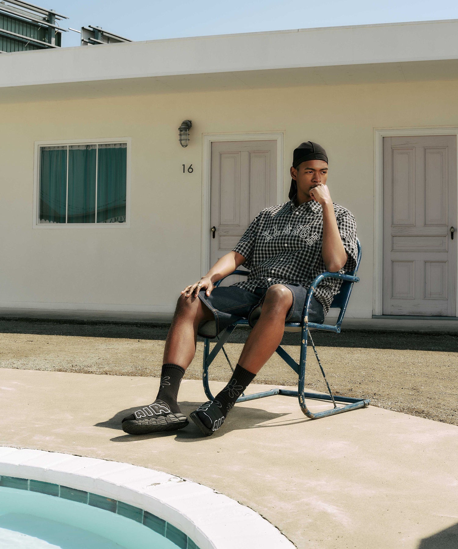 เสื้อเชิ้ต XLARGE รุ่น Patch Logo Plaid S/S Shirt