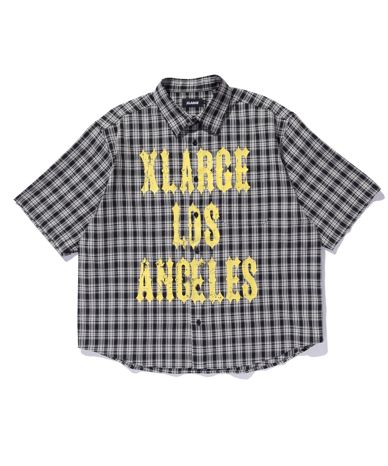 เสื้อเชิ้ต XLARGE รุ่น Printed Plaid S/S Shirt