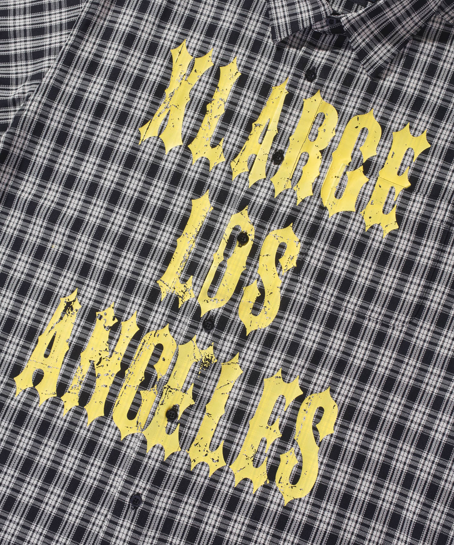 เสื้อเชิ้ต XLARGE รุ่น Printed Plaid S/S Shirt