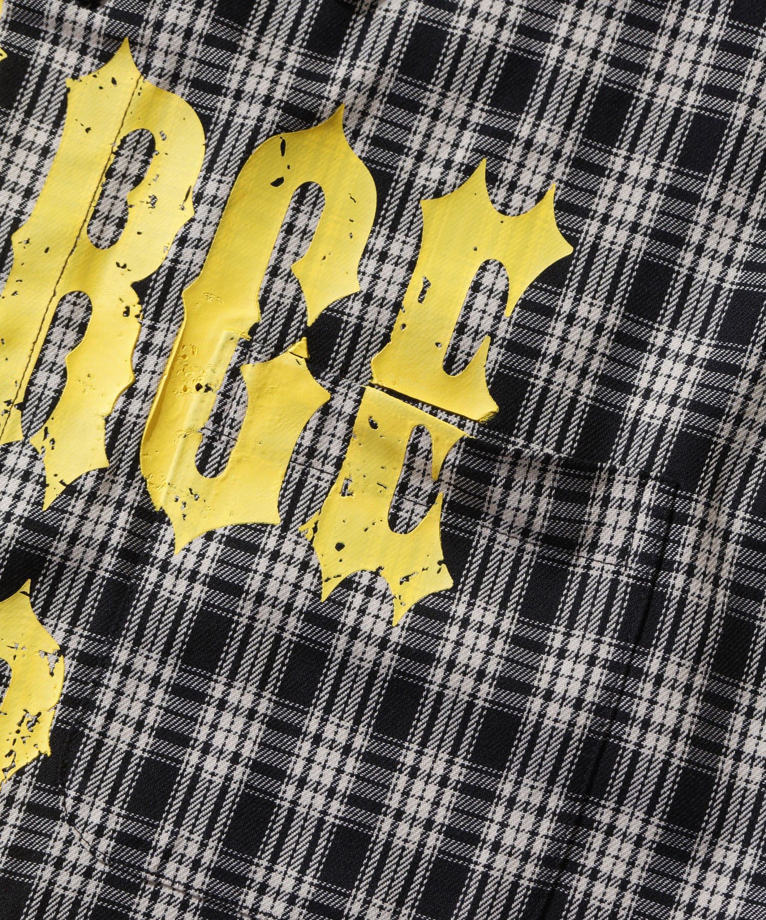 เสื้อเชิ้ต XLARGE รุ่น Printed Plaid S/S Shirt