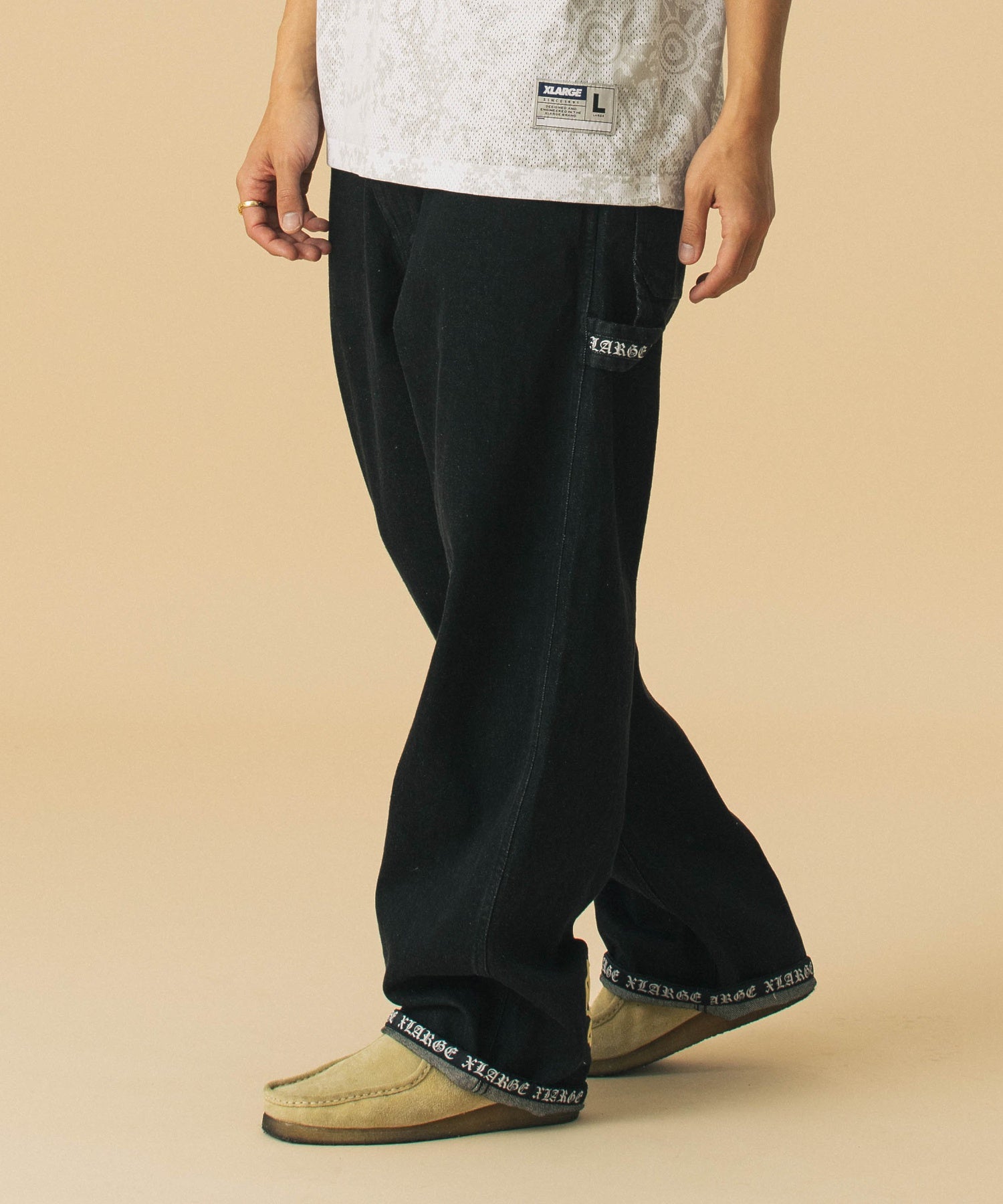 กางเกงขายาว XLARGE รุ่น Old English Denim Painter Pants