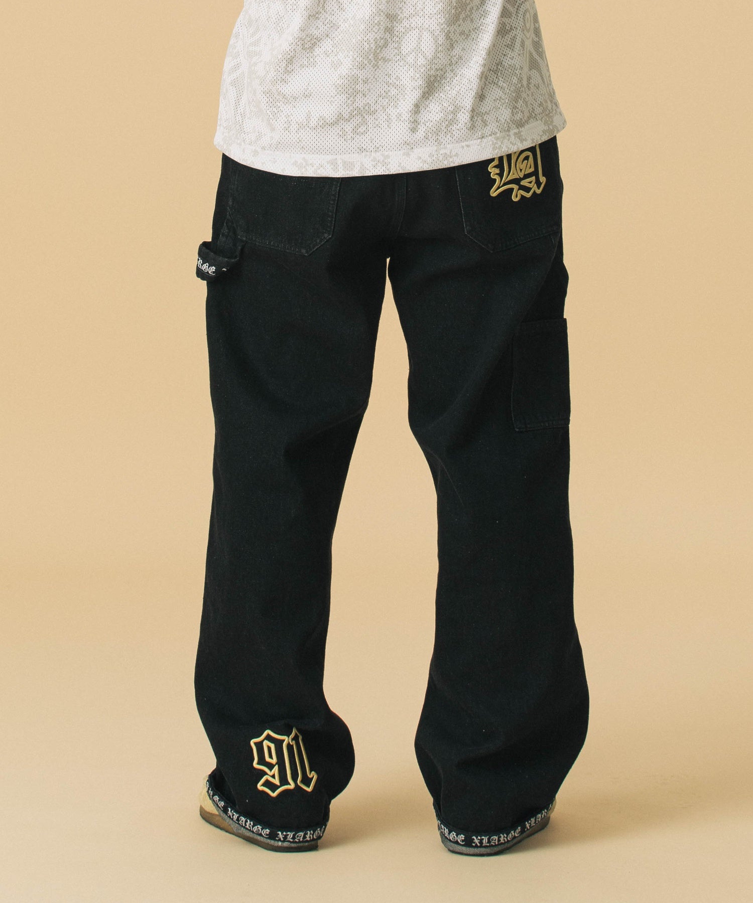 กางเกงขายาว XLARGE รุ่น Old English Denim Painter Pants