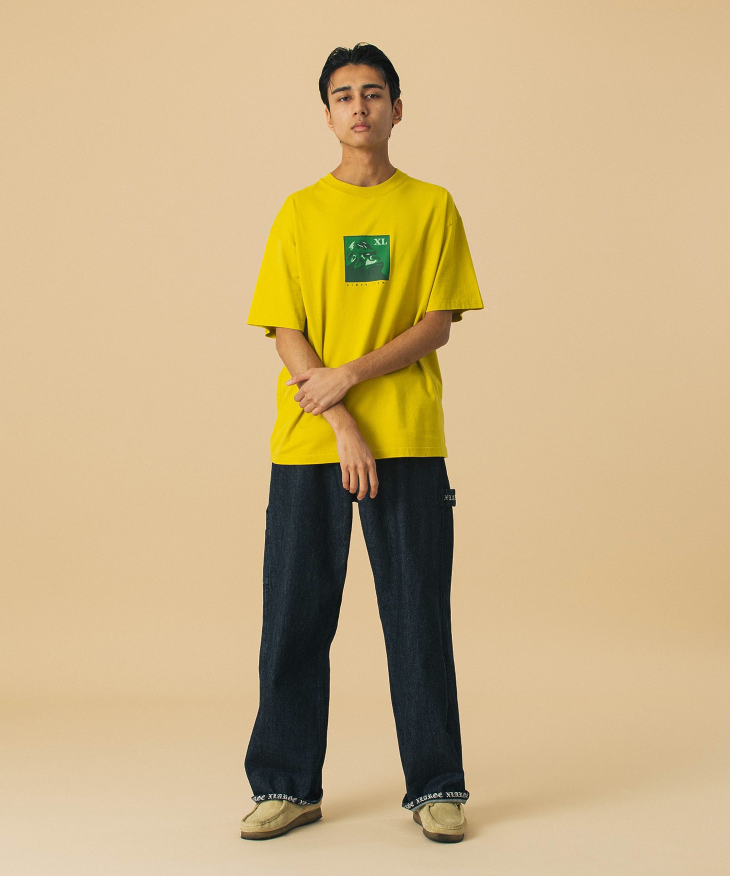 กางเกงขายาว XLARGE รุ่น Old English Denim Painter Pants