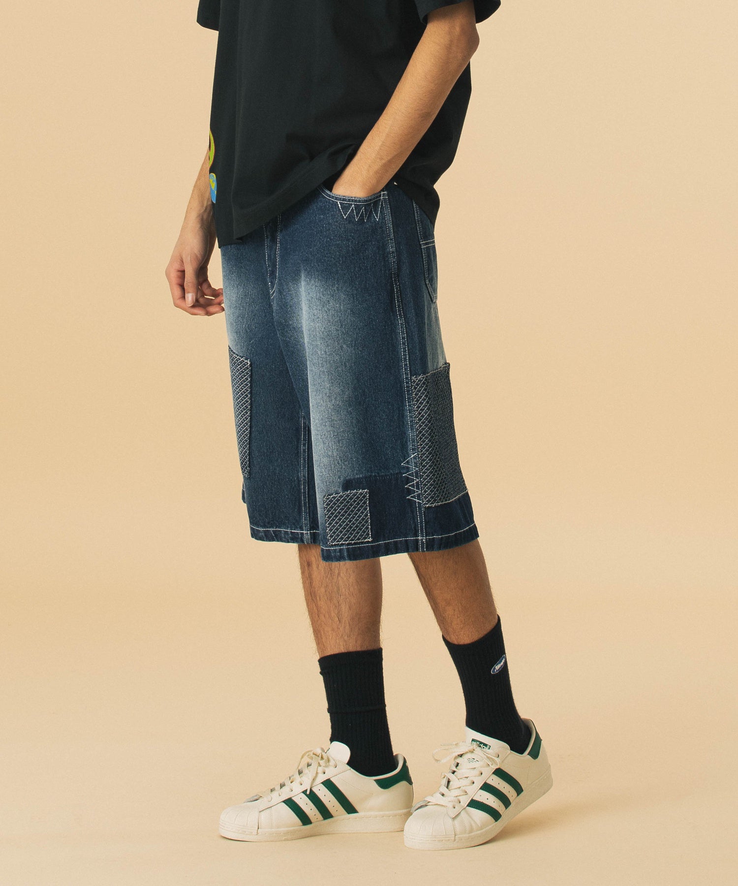 กางเกงขาสั้น XLARGE รุ่น Custom Denim Short Pants