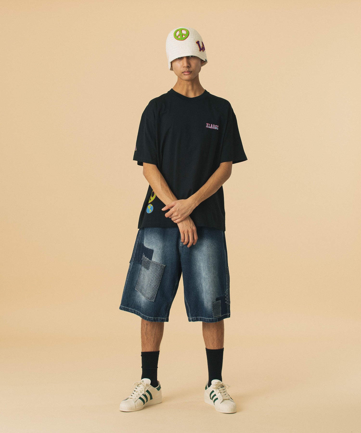 กางเกงขาสั้น XLARGE รุ่น Custom Denim Short Pants