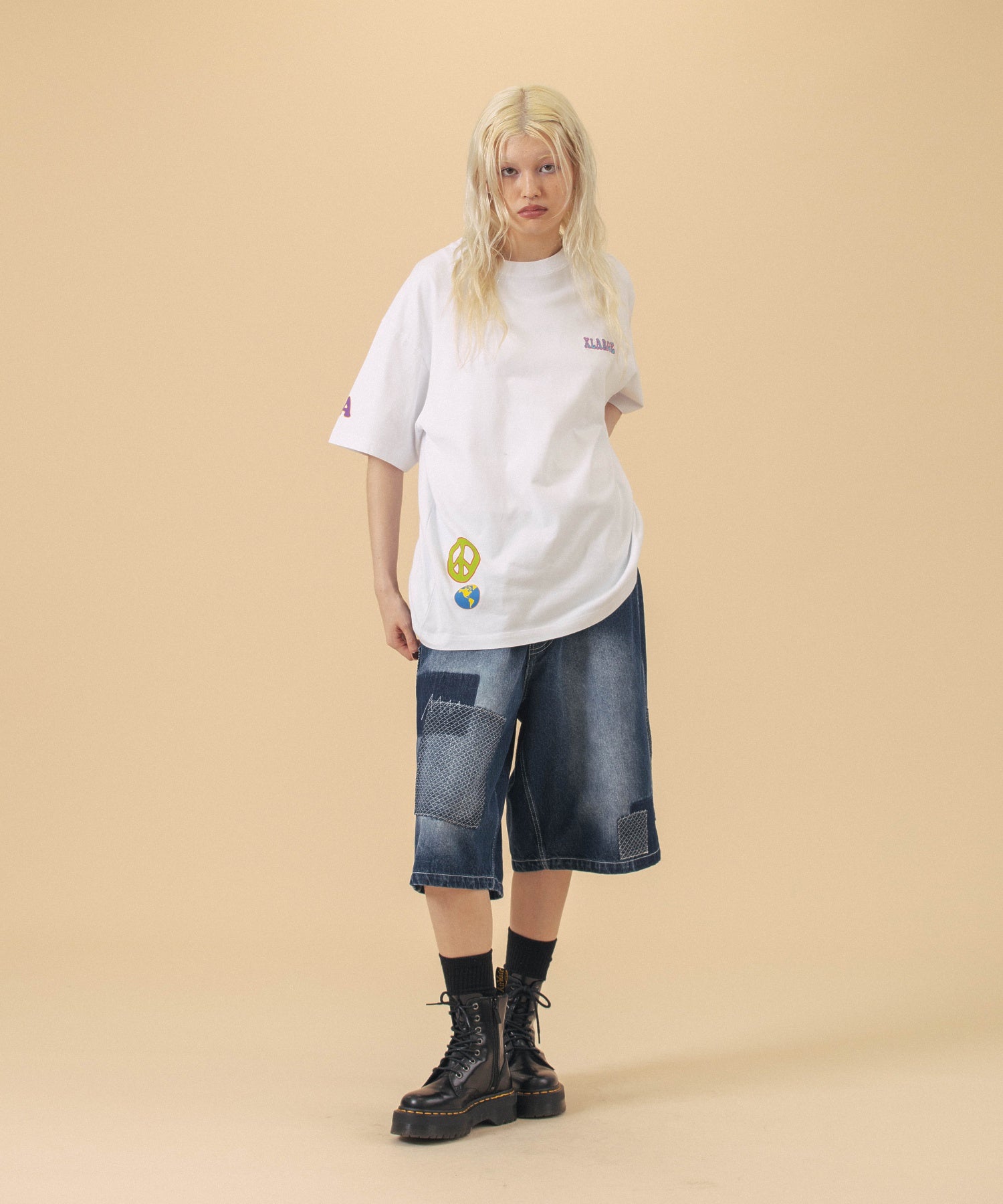 กางเกงขาสั้น XLARGE รุ่น Custom Denim Short Pants