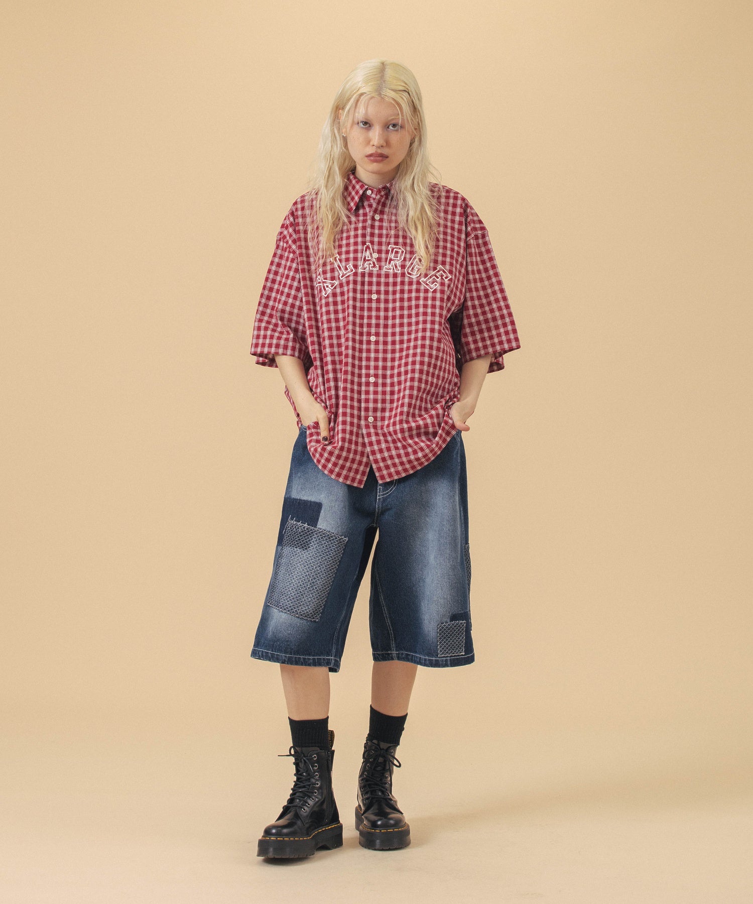 กางเกงขาสั้น XLARGE รุ่น Custom Denim Short Pants