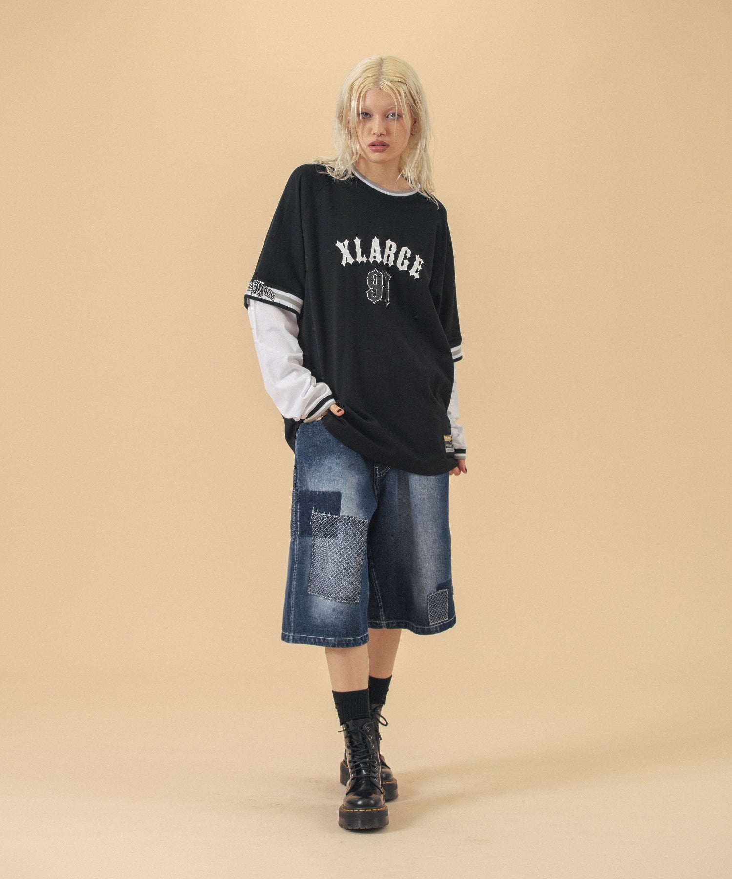 กางเกงขาสั้น XLARGE รุ่น Custom Denim Short Pants