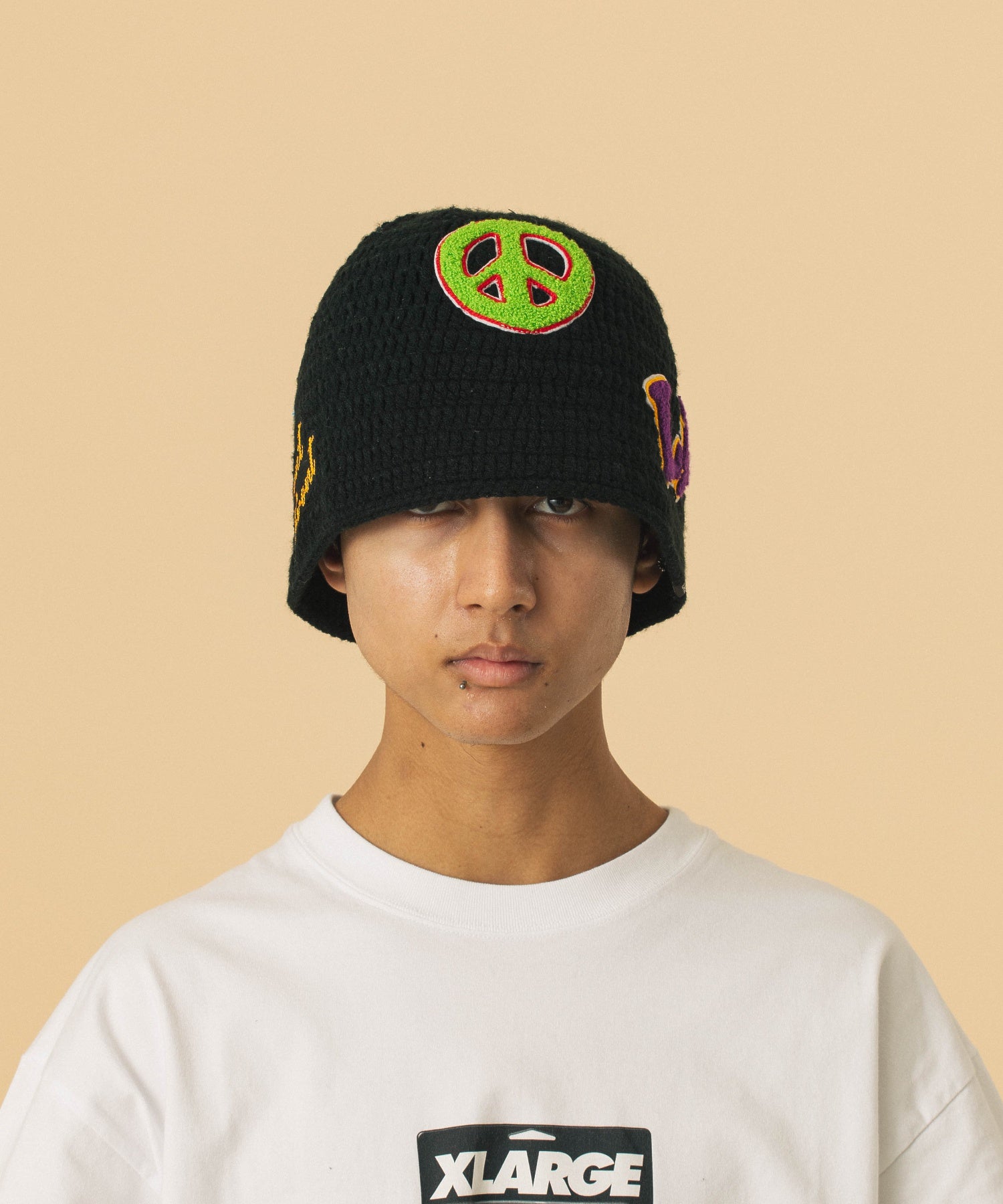 หมวก XLARGE รุ่น Crochet Flower Knit Hat