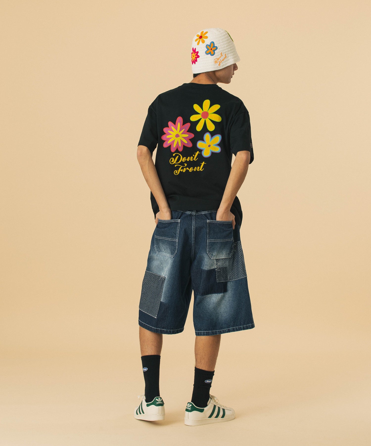 หมวก XLARGE รุ่น Crochet Flower Knit Hat