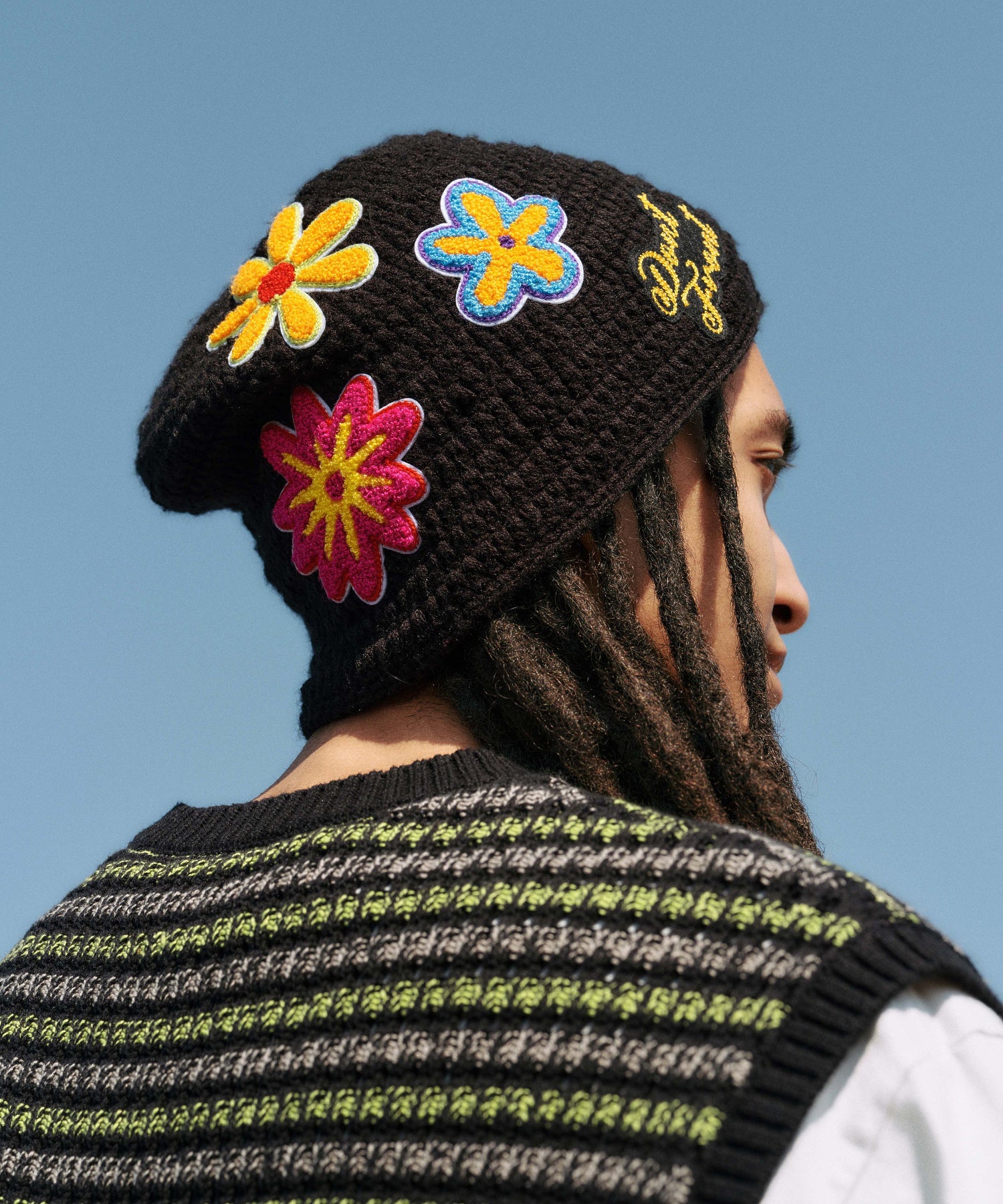 หมวก XLARGE รุ่น Crochet Flower Knit Hat