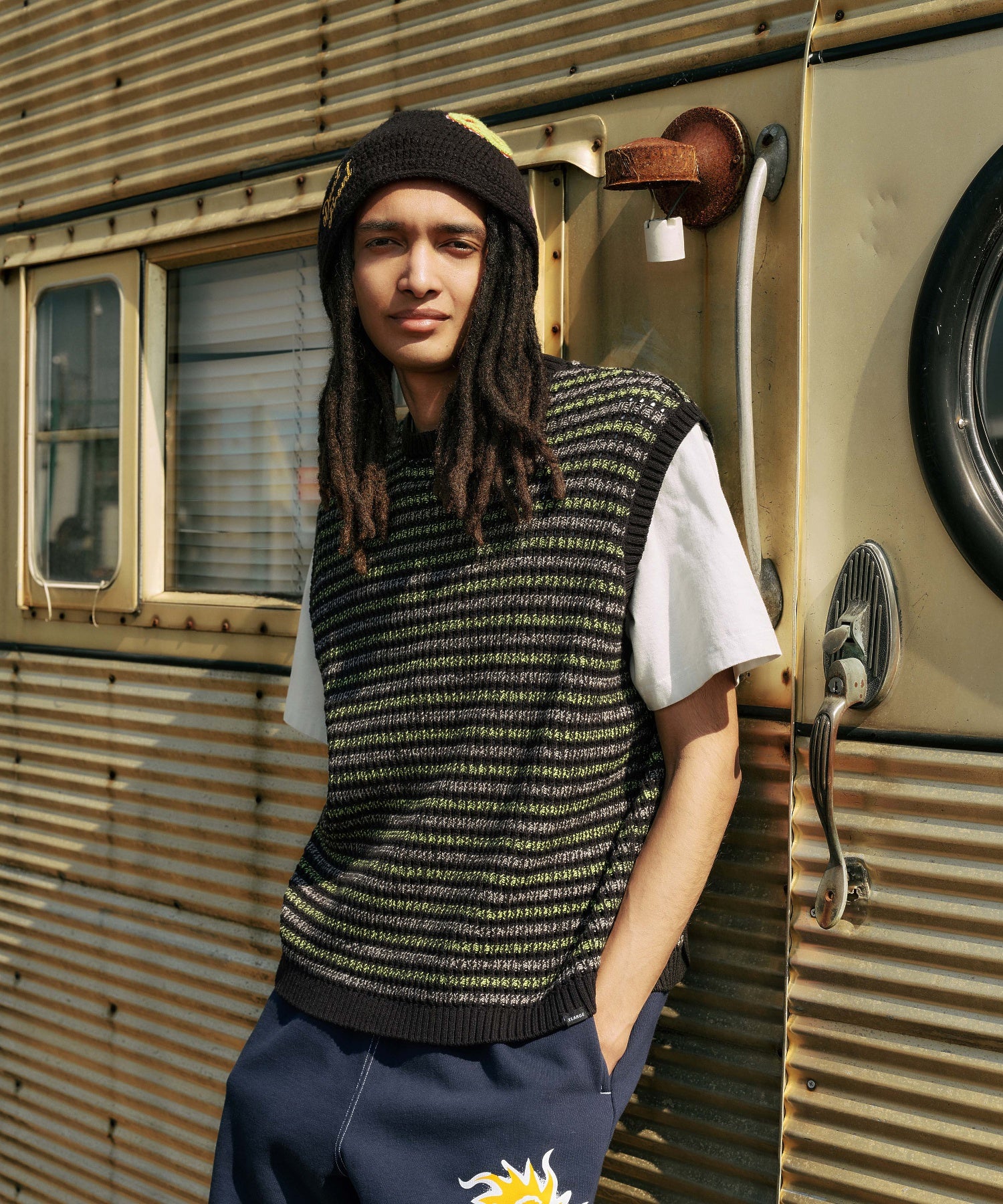 หมวก XLARGE รุ่น Crochet Flower Knit Hat