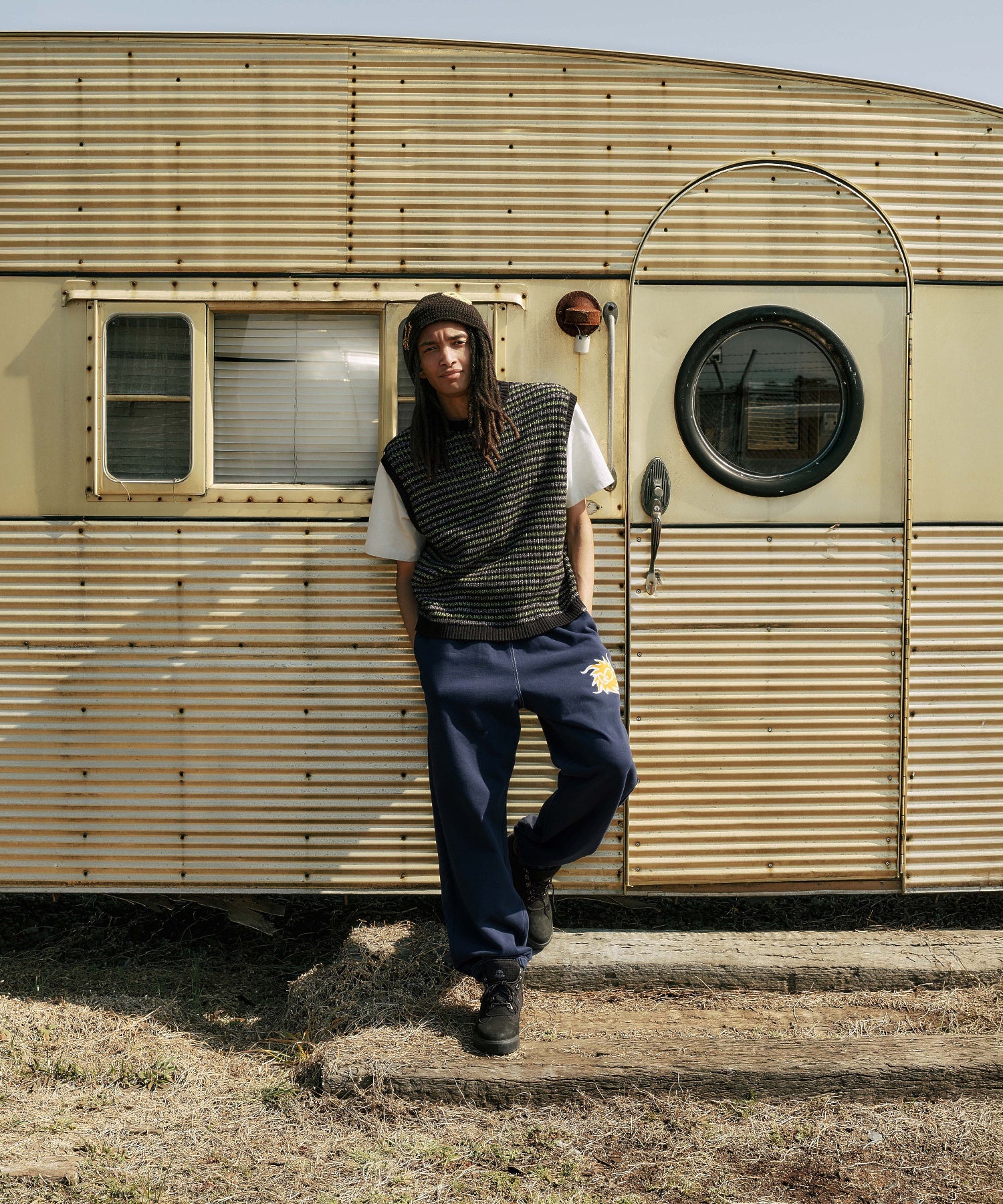 หมวก XLARGE รุ่น Crochet Flower Knit Hat