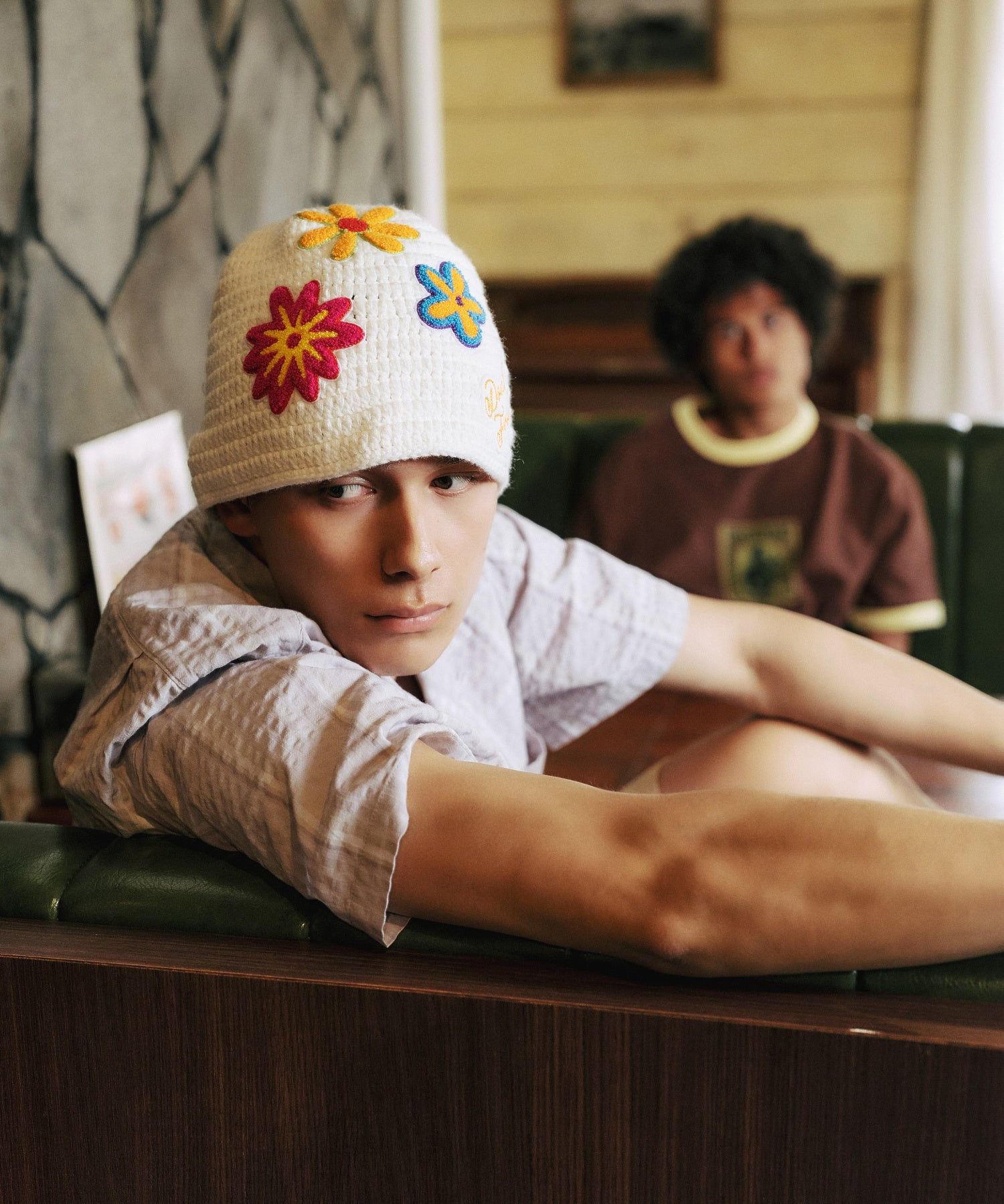 หมวก XLARGE รุ่น Crochet Flower Knit Hat