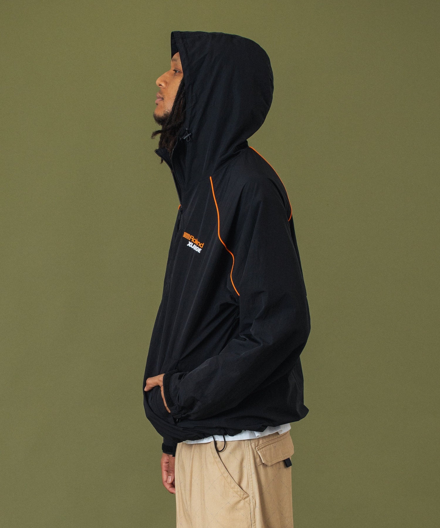 เสื้อแจ็คเก็ต XLARGE รุ่น Xlarge X Roland Piping Hooded Jacket