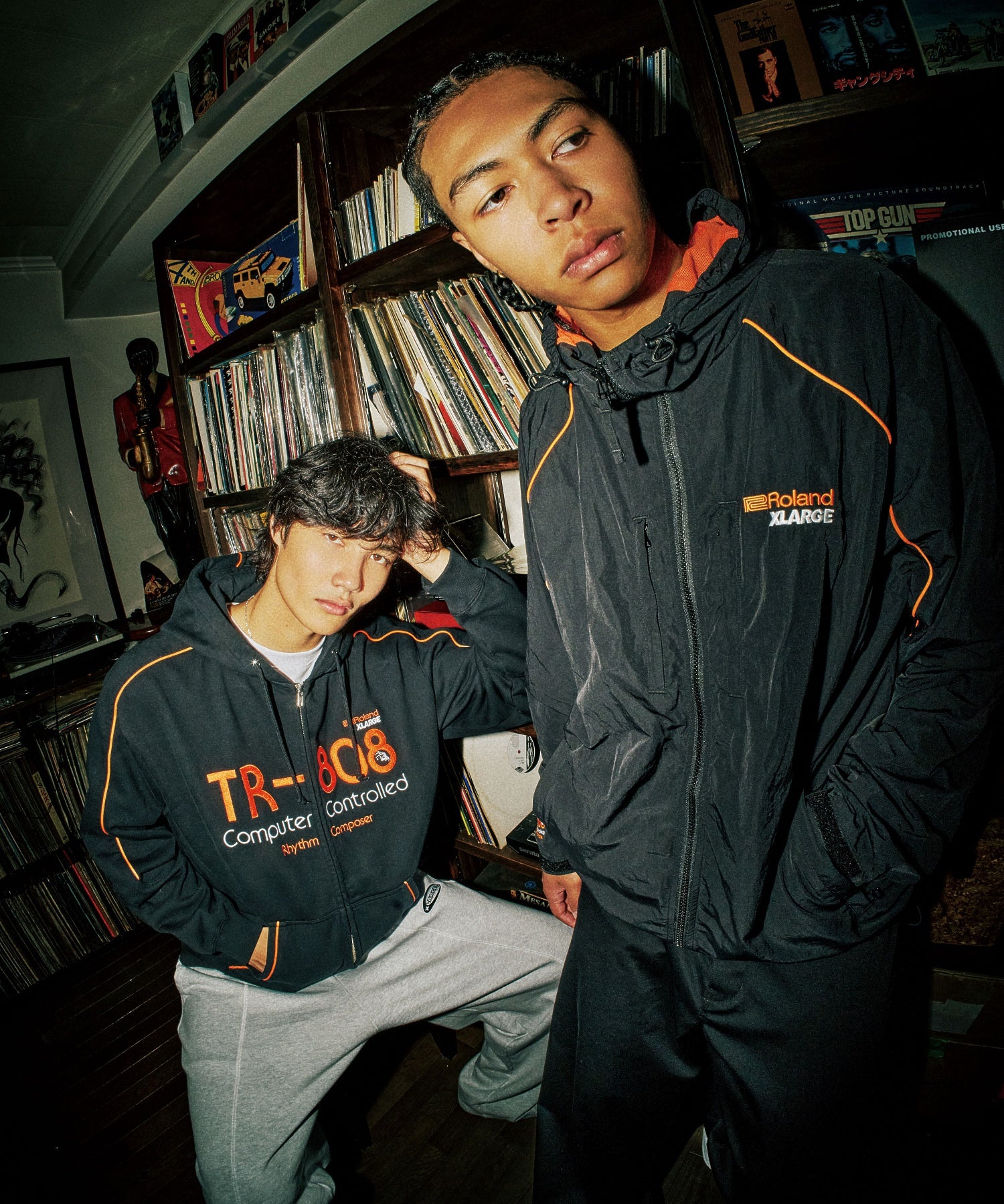 เสื้อแจ็คเก็ต XLARGE รุ่น Xlarge X Roland Piping Hooded Jacket