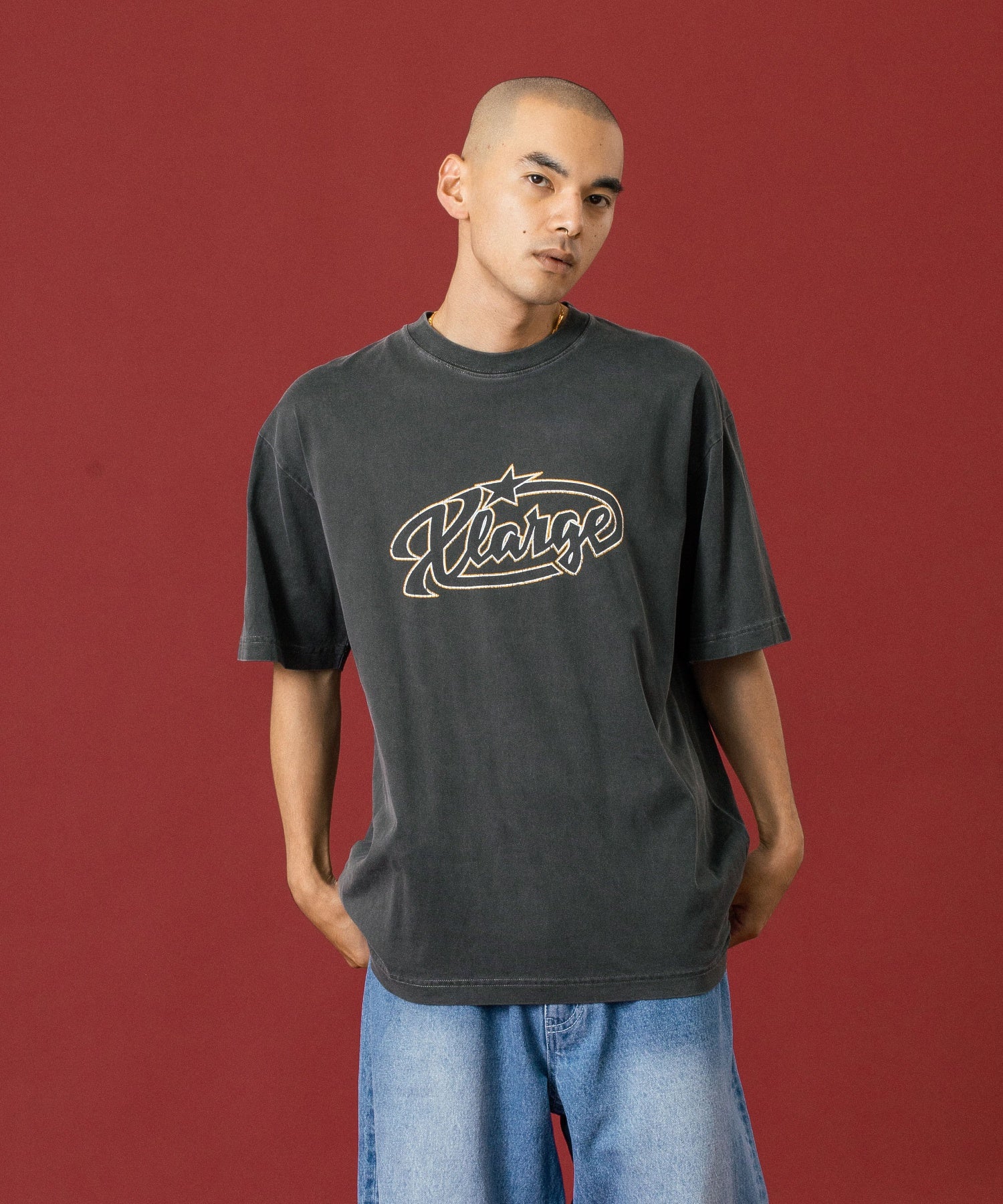 เสื้อยืดแขนสั้น XLARGE รุ่น CRACK S/S TEE