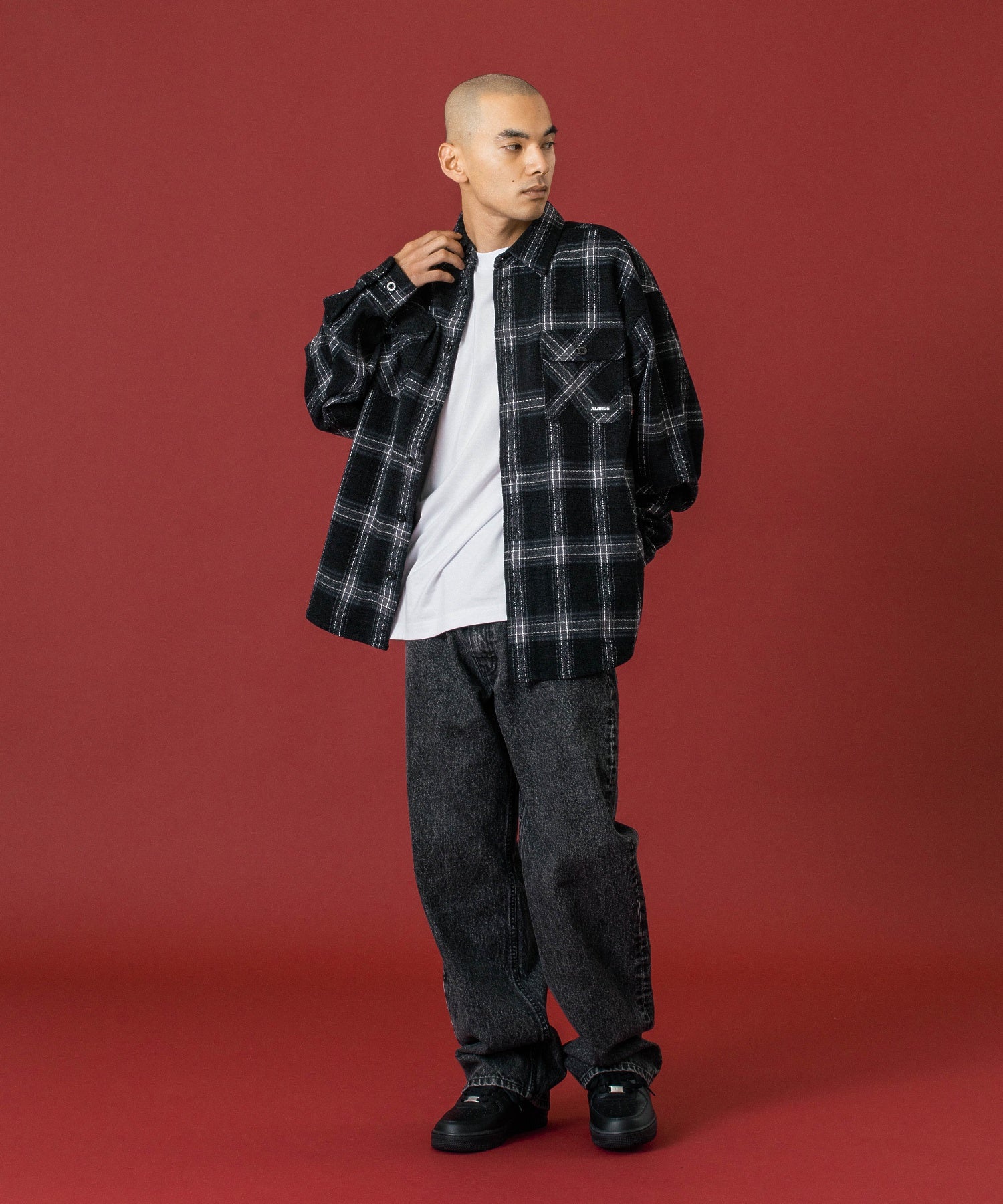 กางเกงยีนส์ผ้าเดนิม XLARGE รุ่น OVERDYED DENIM PANTS