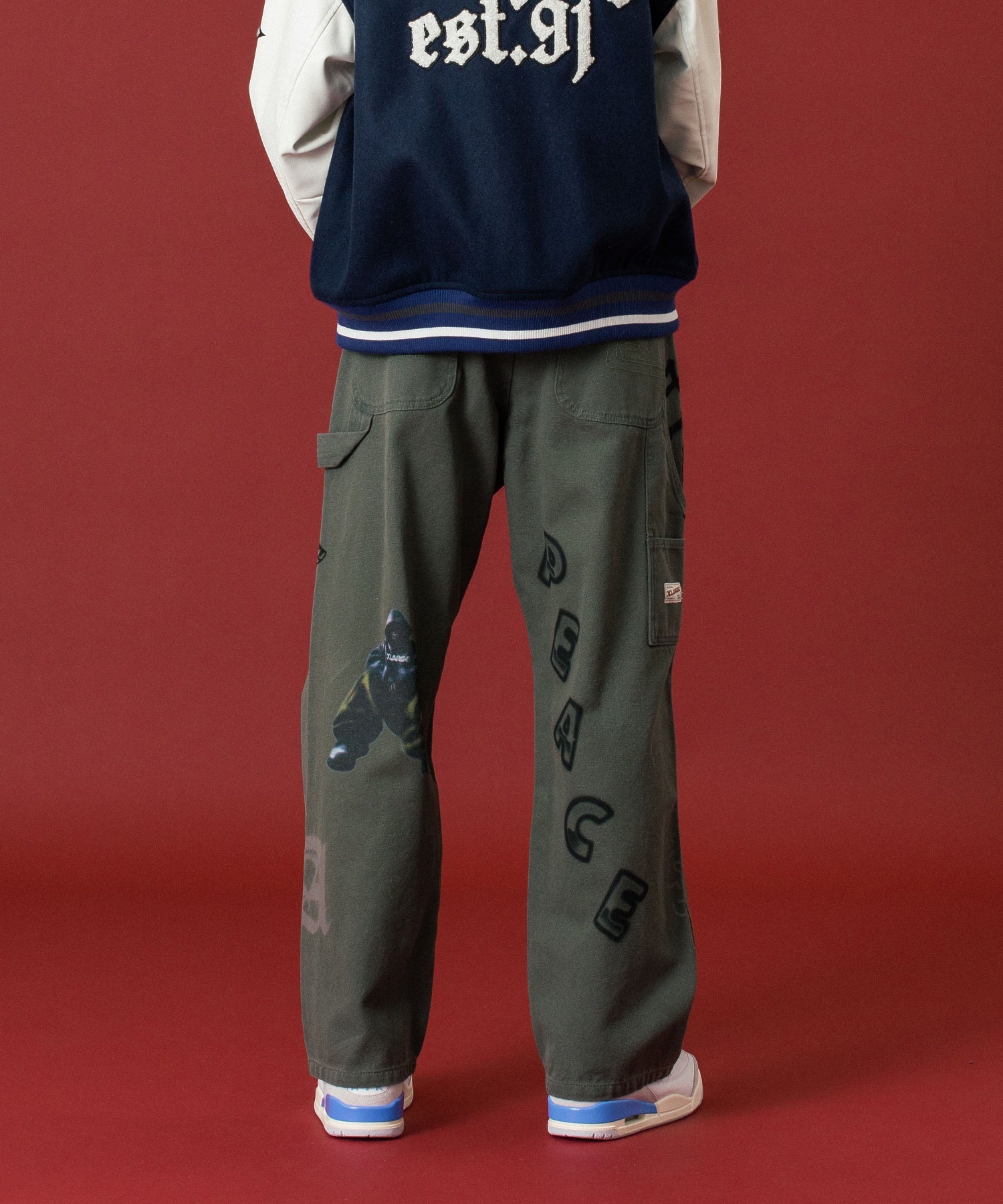 กางเกงขายาว XLARGE รุ่น PAINTING PAINTER PANTS
