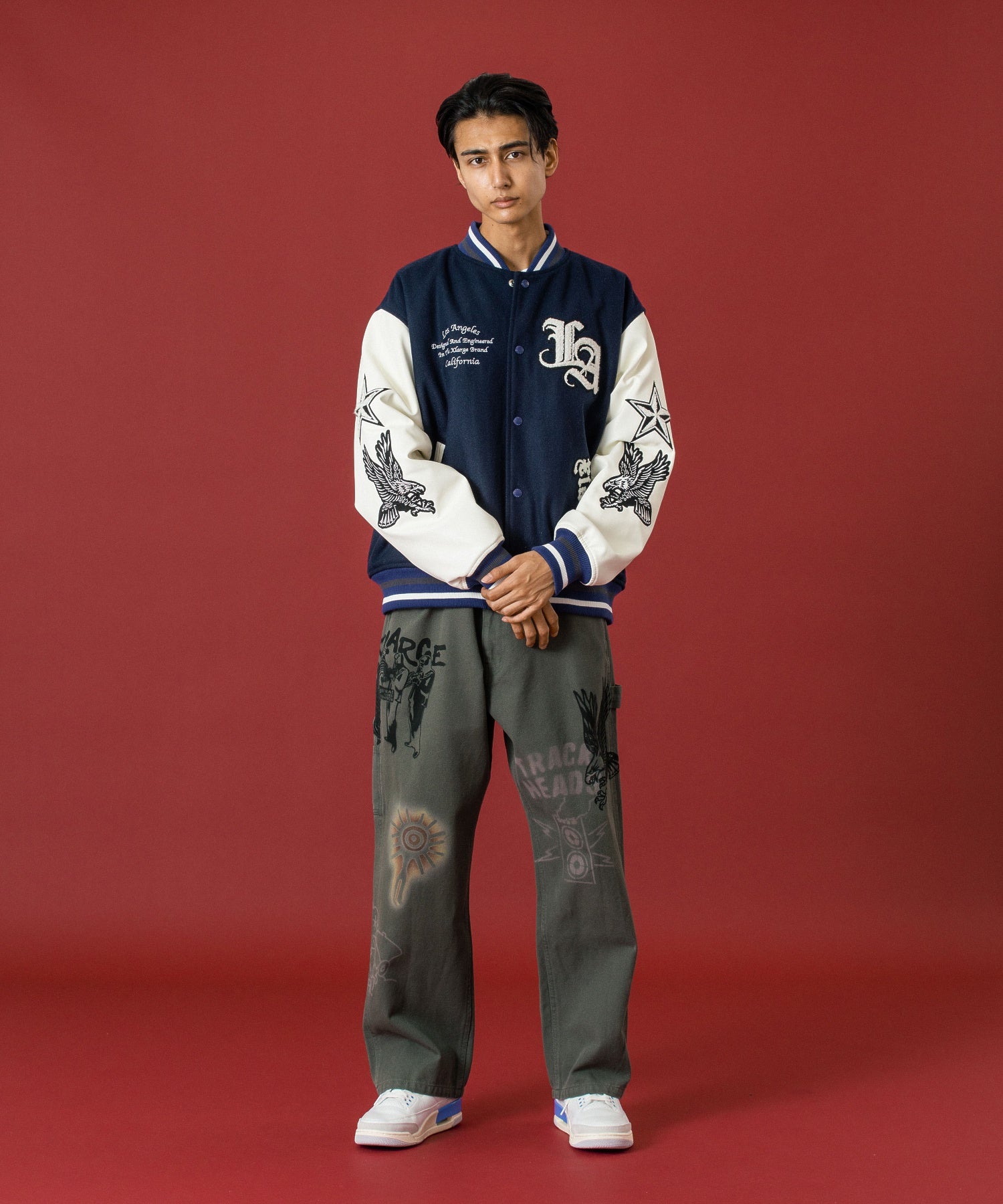 กางเกงขายาว XLARGE รุ่น PAINTING PAINTER PANTS