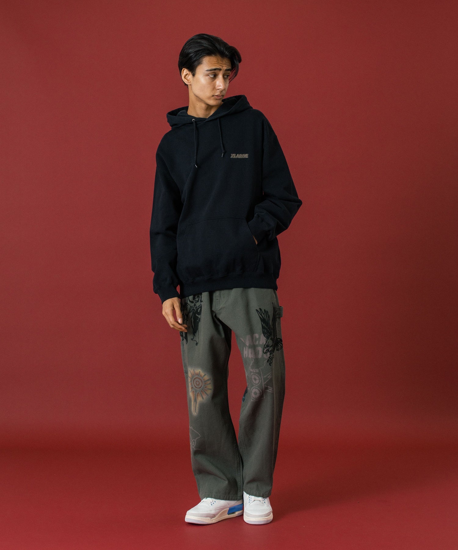 กางเกงขายาว XLARGE รุ่น PAINTING PAINTER PANTS